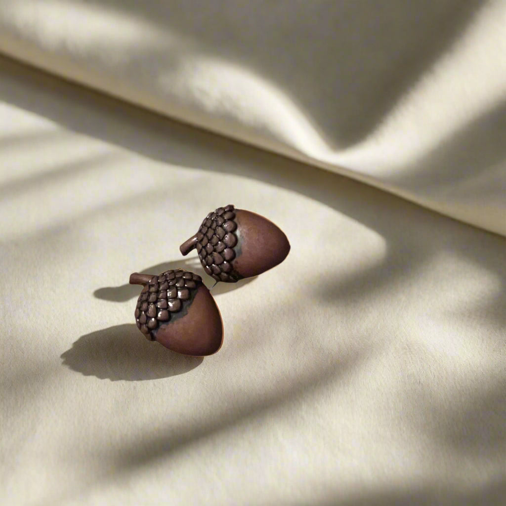 PUMPKIN or ACORN Earrings-Perfect for Fall Ear Bling (CECup)Pink tiful of LOVE