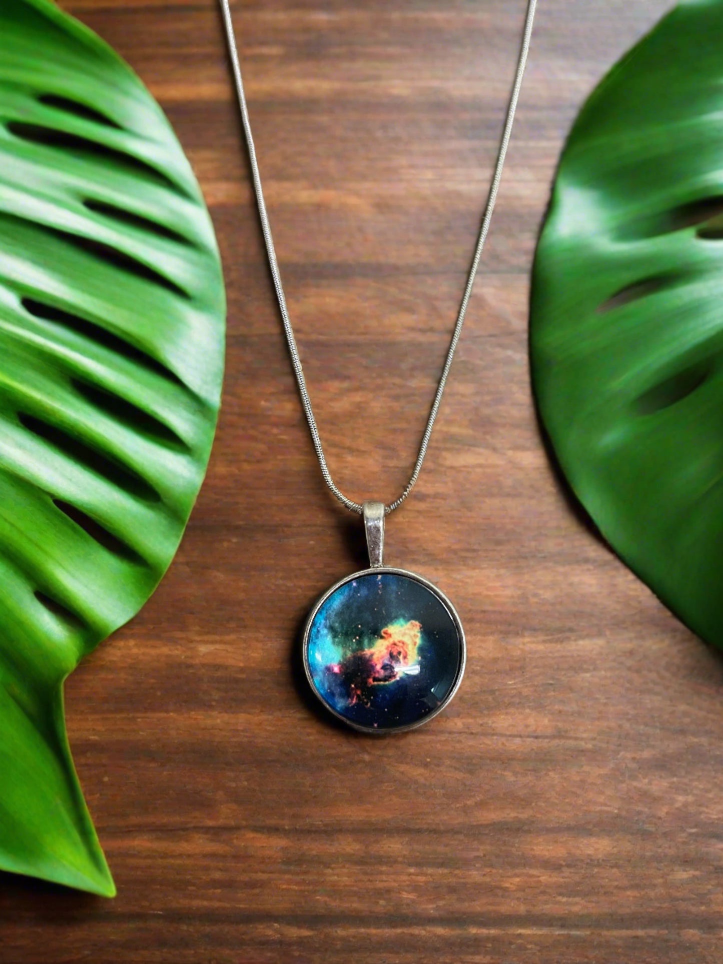 Cosmic Sky Pendant on a Silver ChainPink tiful of LOVE
