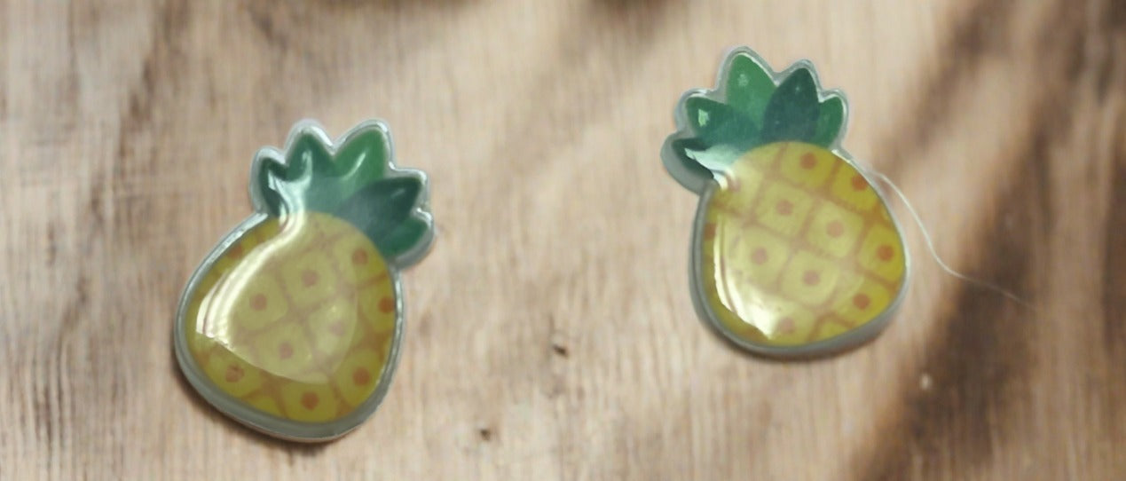 Pineapple Stud EarringsPink tiful of LOVE