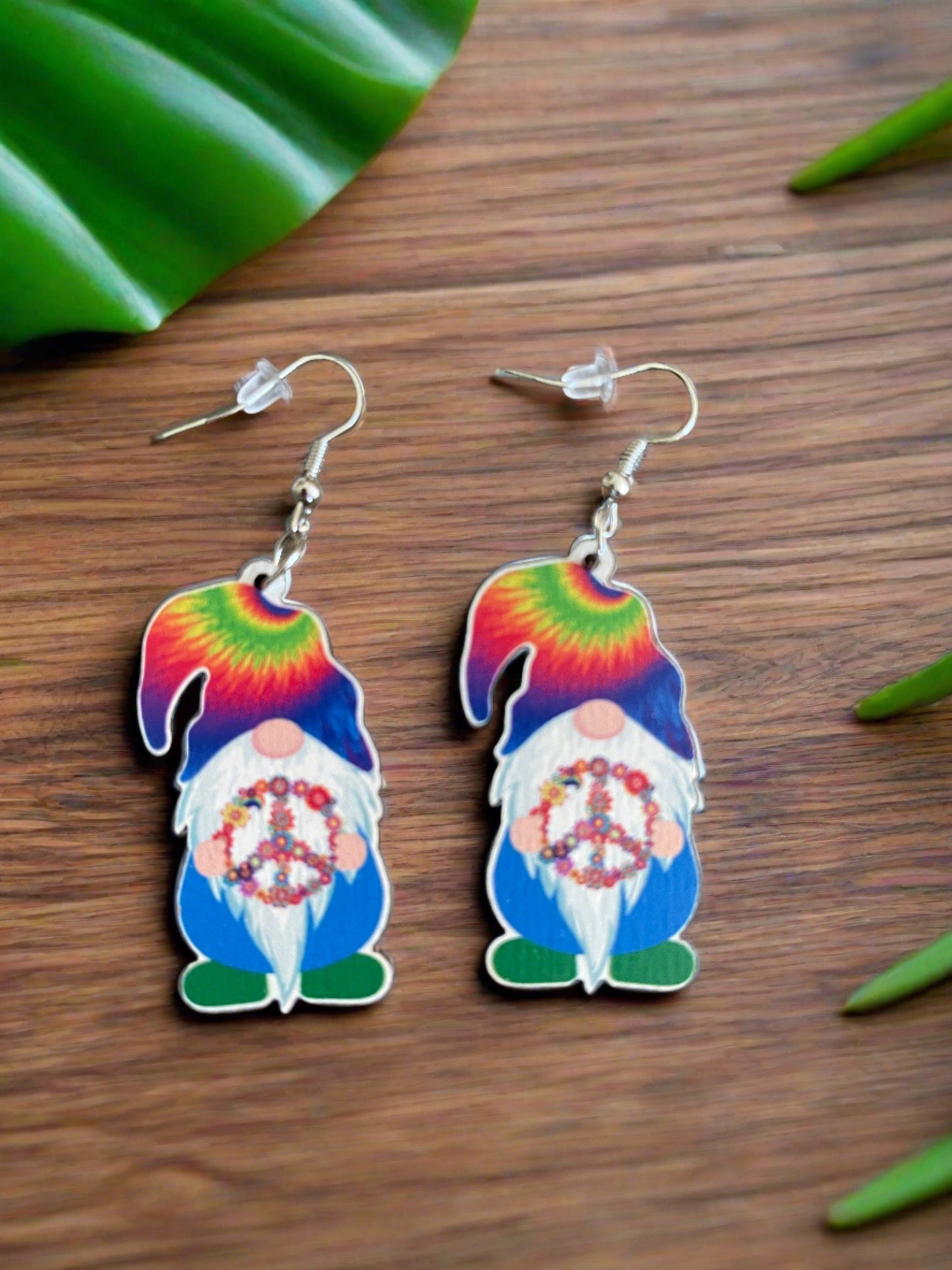Hippie Gnome Wire earringsPink tiful of LOVE