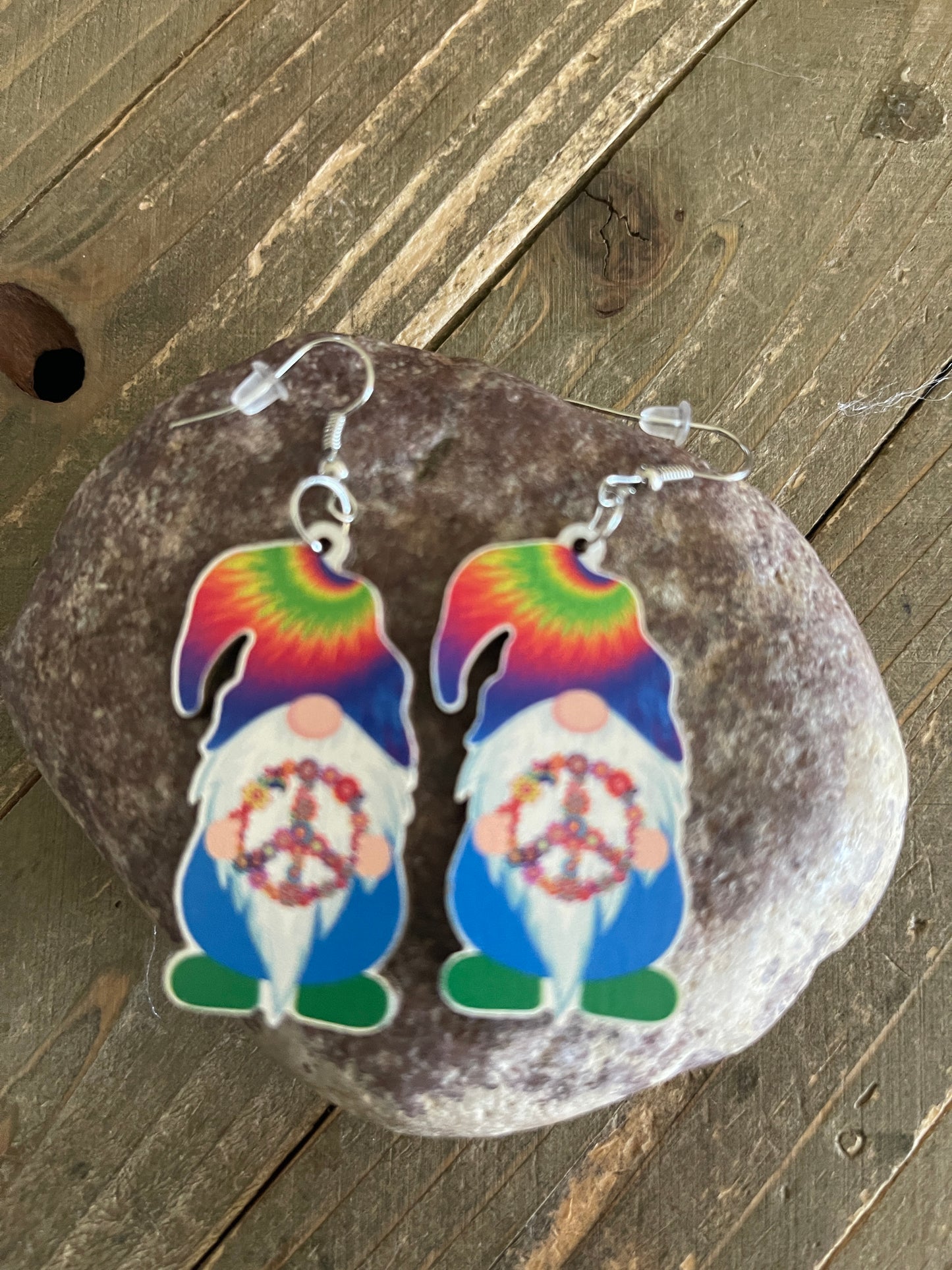 Hippie Gnome Wire earringsPink tiful of LOVE
