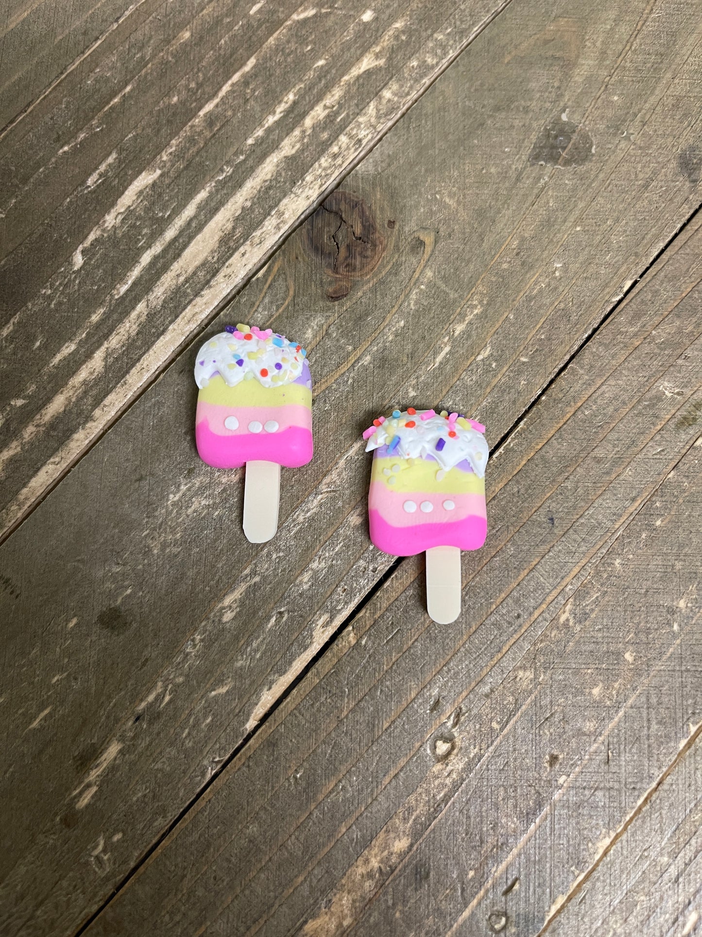Glitter Ice Cream Treats Post Earrings (6 to choose from)Pink tiful of LOVE