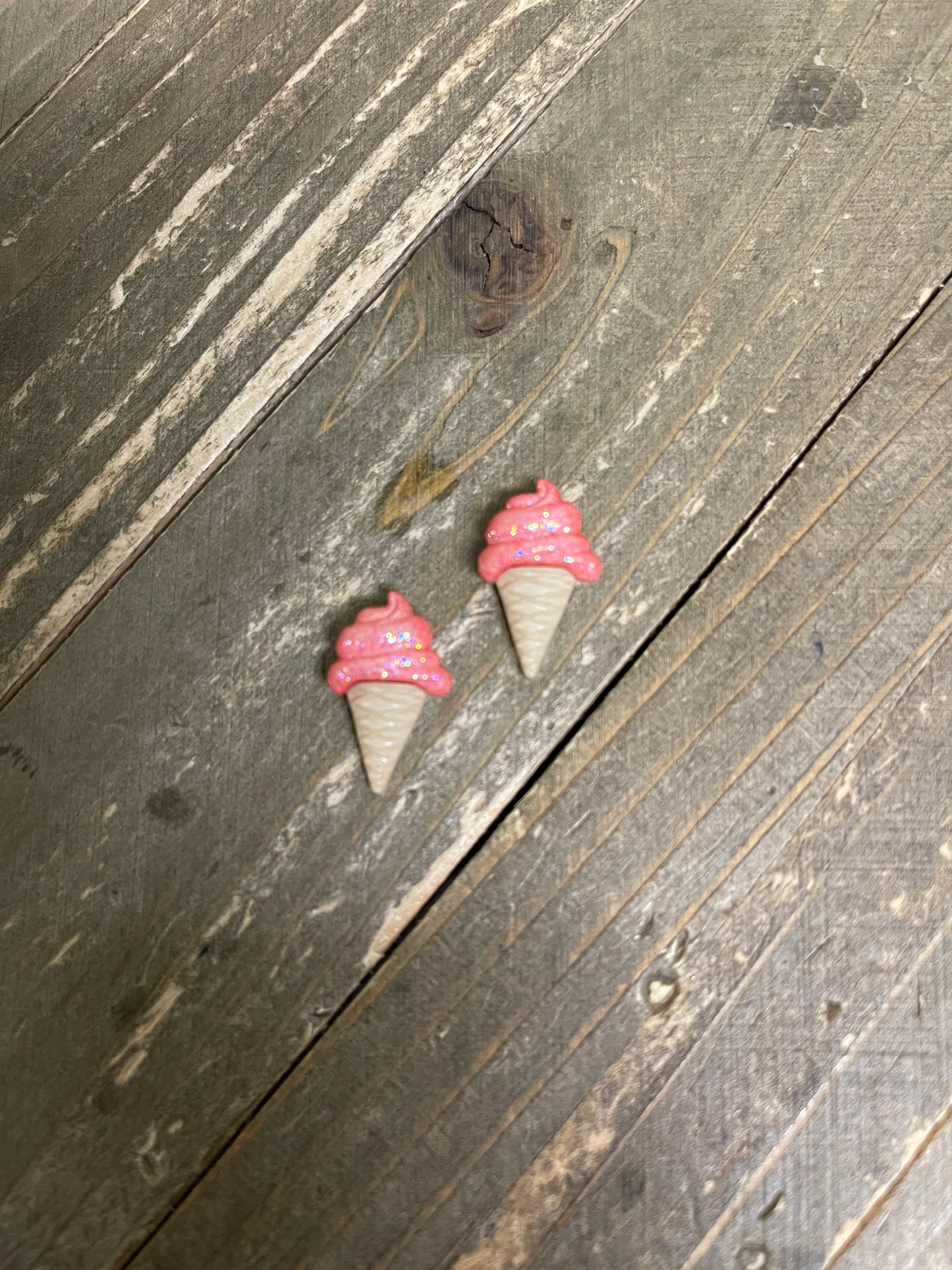 Glitter Ice Cream Treats Post Earrings (6 to choose from)Pink tiful of LOVE