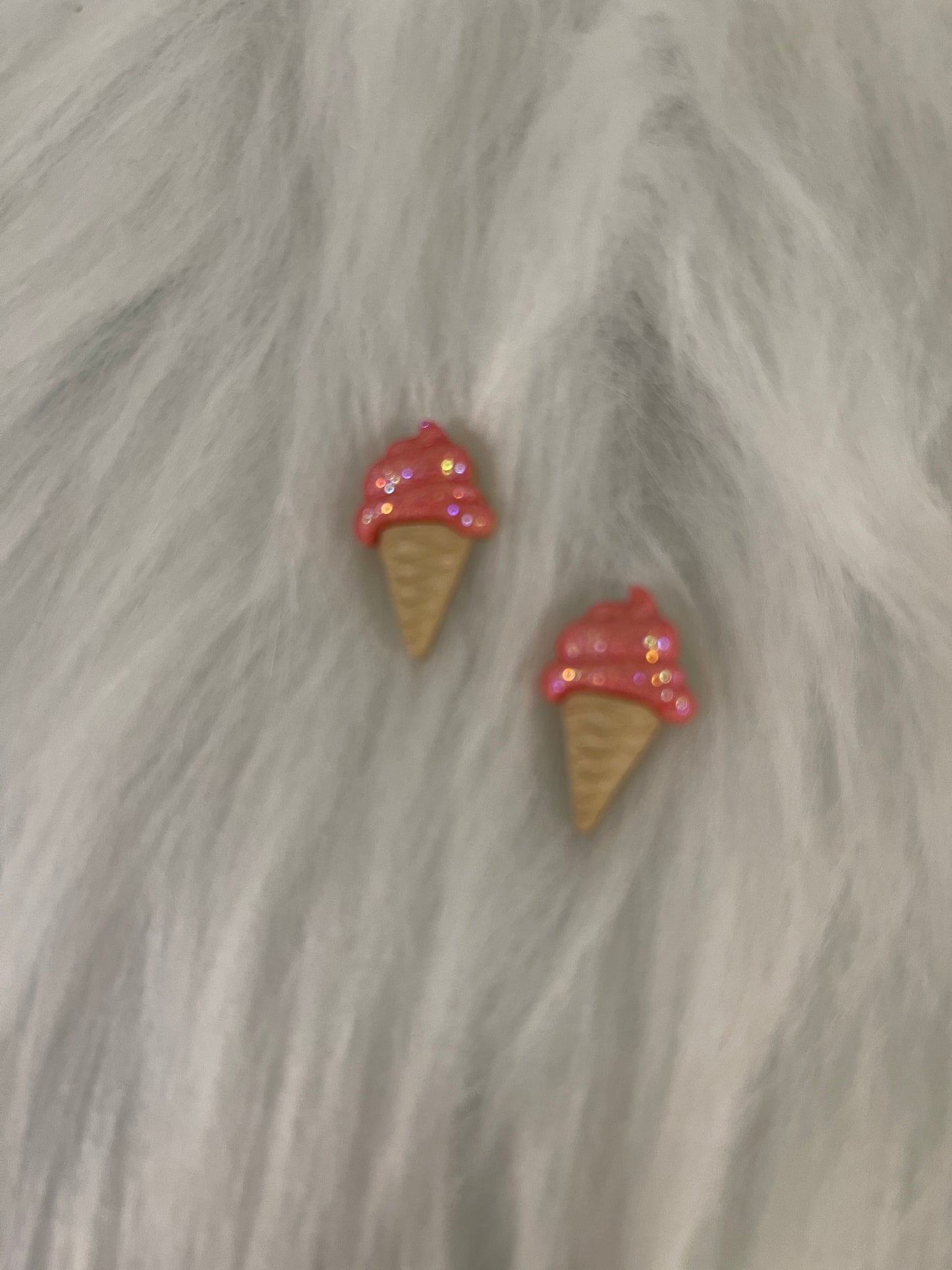 Glitter Ice Cream Treats Post Earrings (6 to choose from)Pink tiful of LOVE