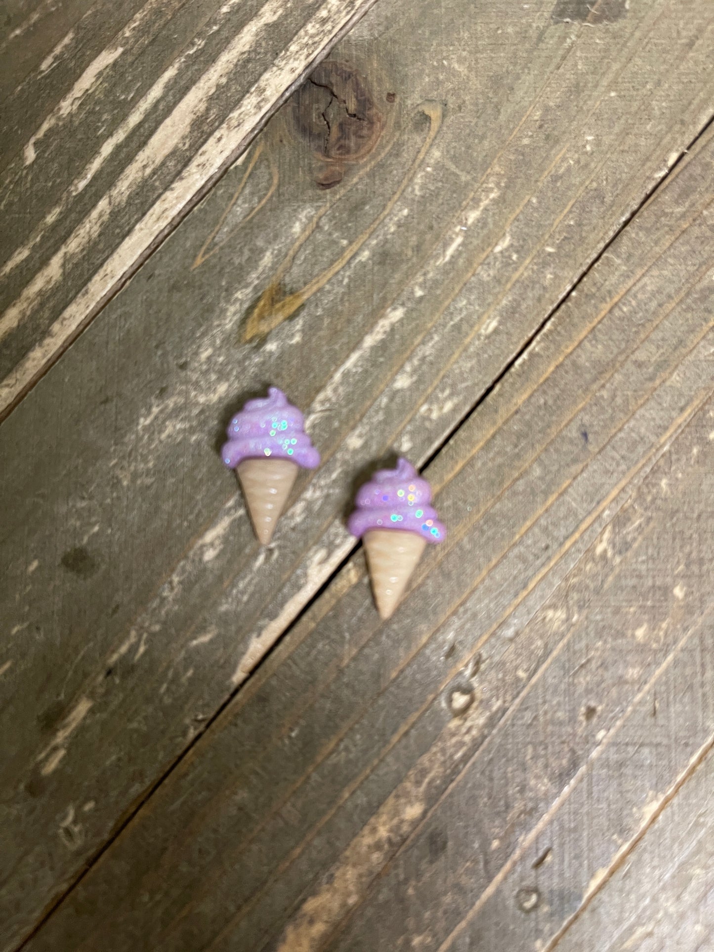 Glitter Ice Cream Treats Post Earrings (6 to choose from)Pink tiful of LOVE