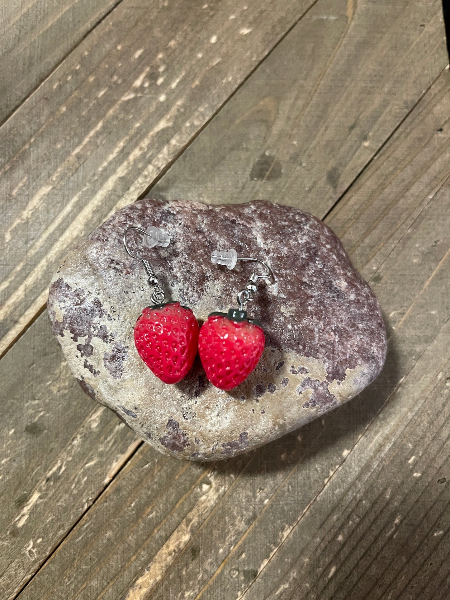 Strawberry Wire EarringsPink tiful of LOVE