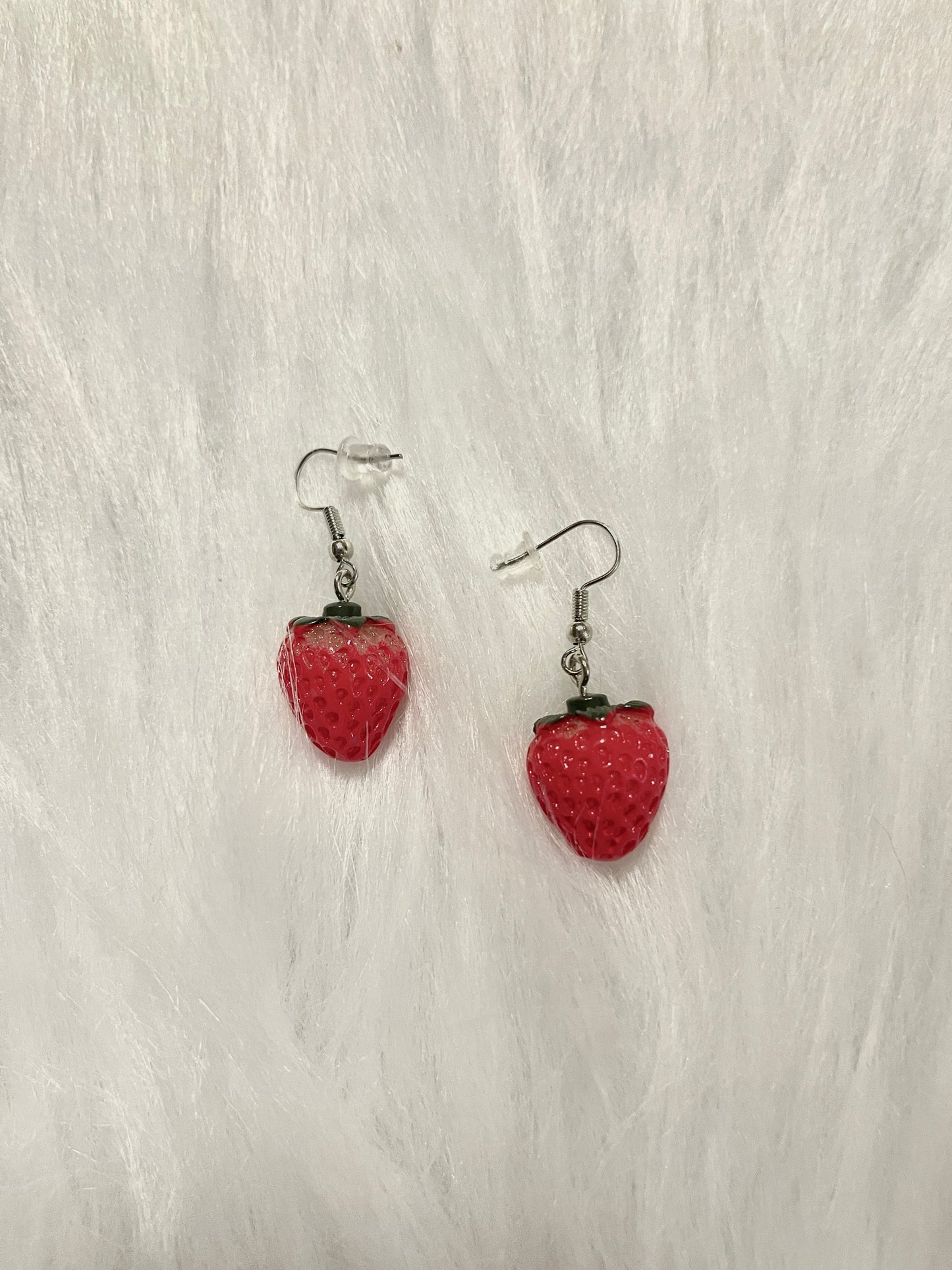 Strawberry Wire EarringsPink tiful of LOVE
