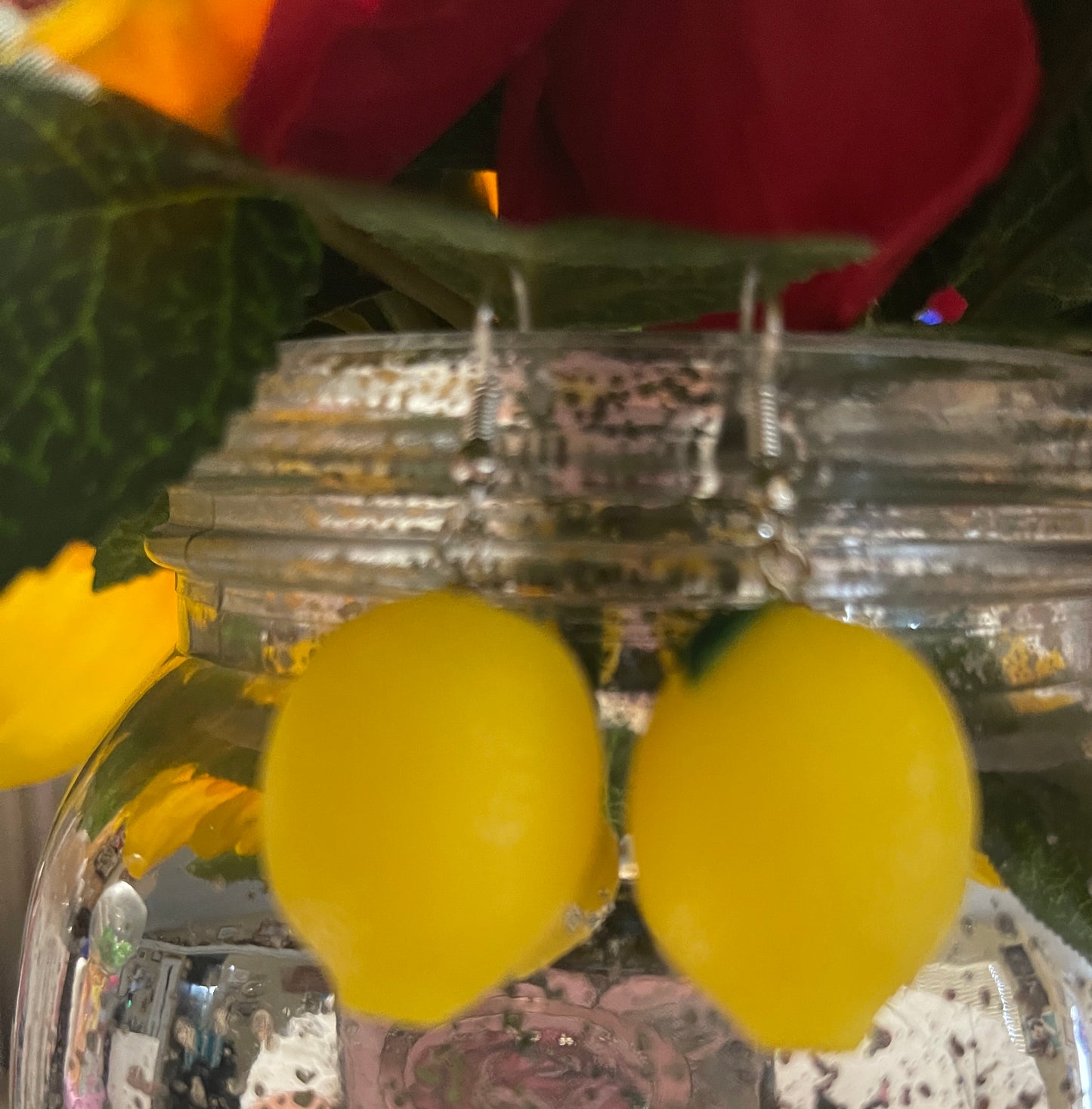 Lemon Wire EarringsPink tiful of LOVE