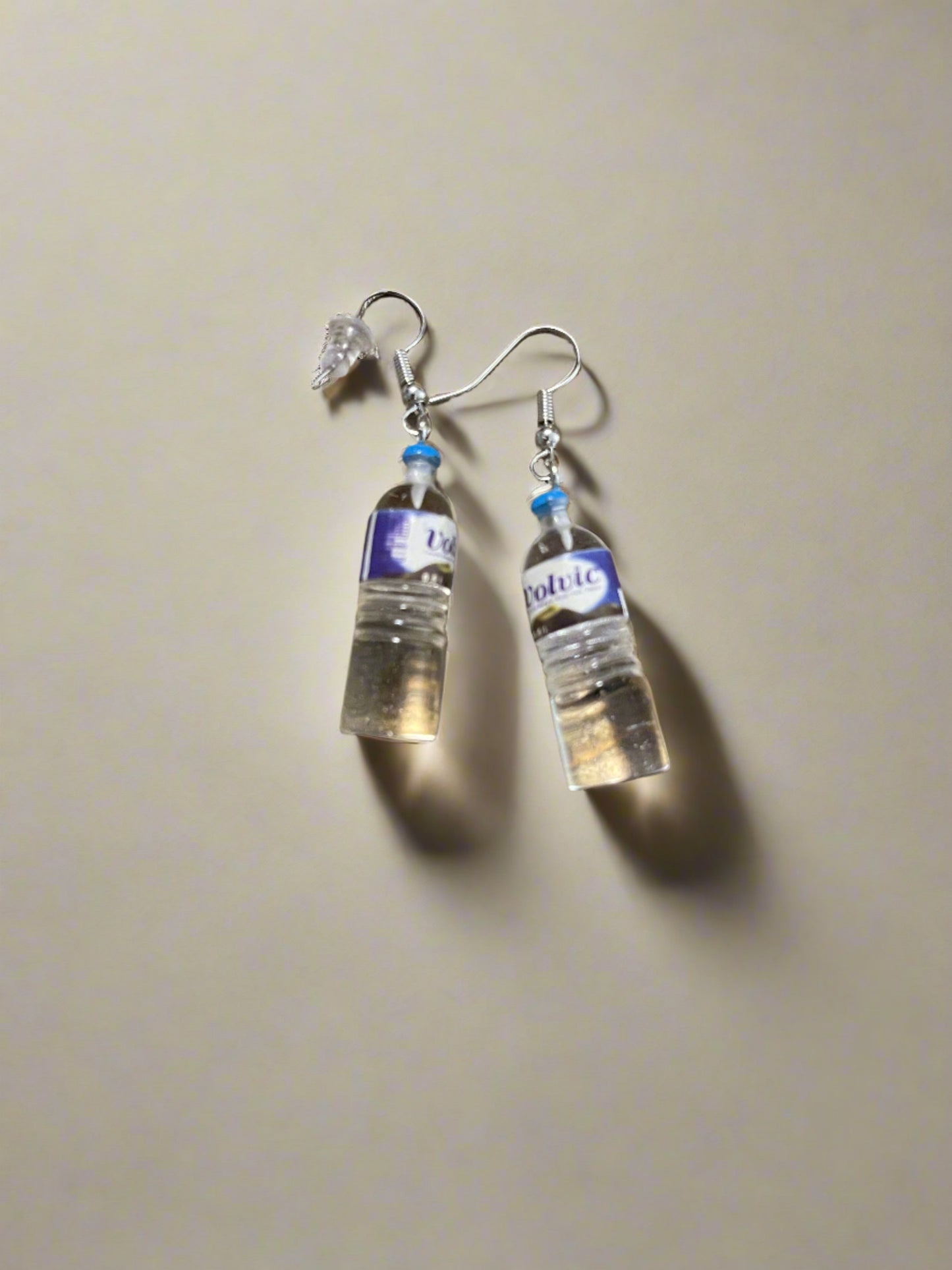 Bottle of Water Wire EarringsPink tiful of LOVE