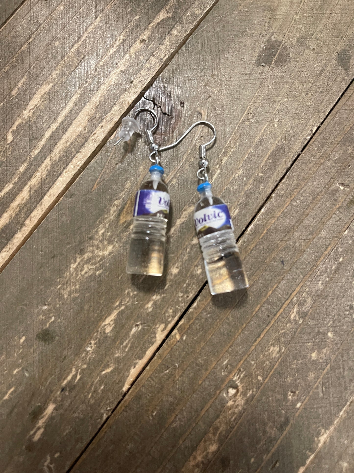 Bottle of Water Wire EarringsPink tiful of LOVE