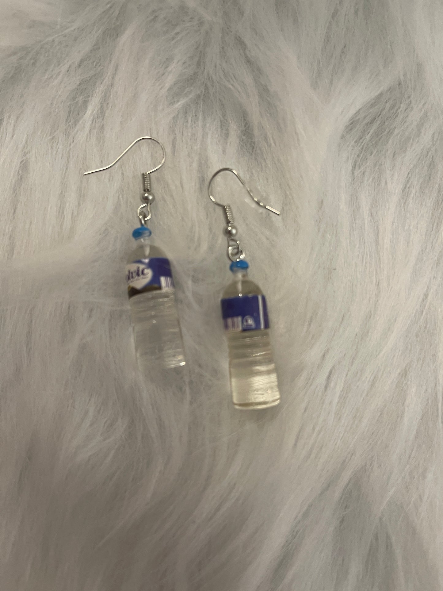 Bottle of Water Wire EarringsPink tiful of LOVE