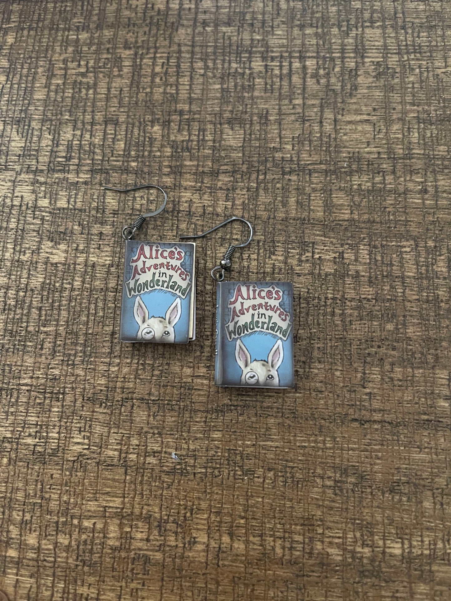 Classic Stories Book Charms Wire EarringsPink tiful of LOVE