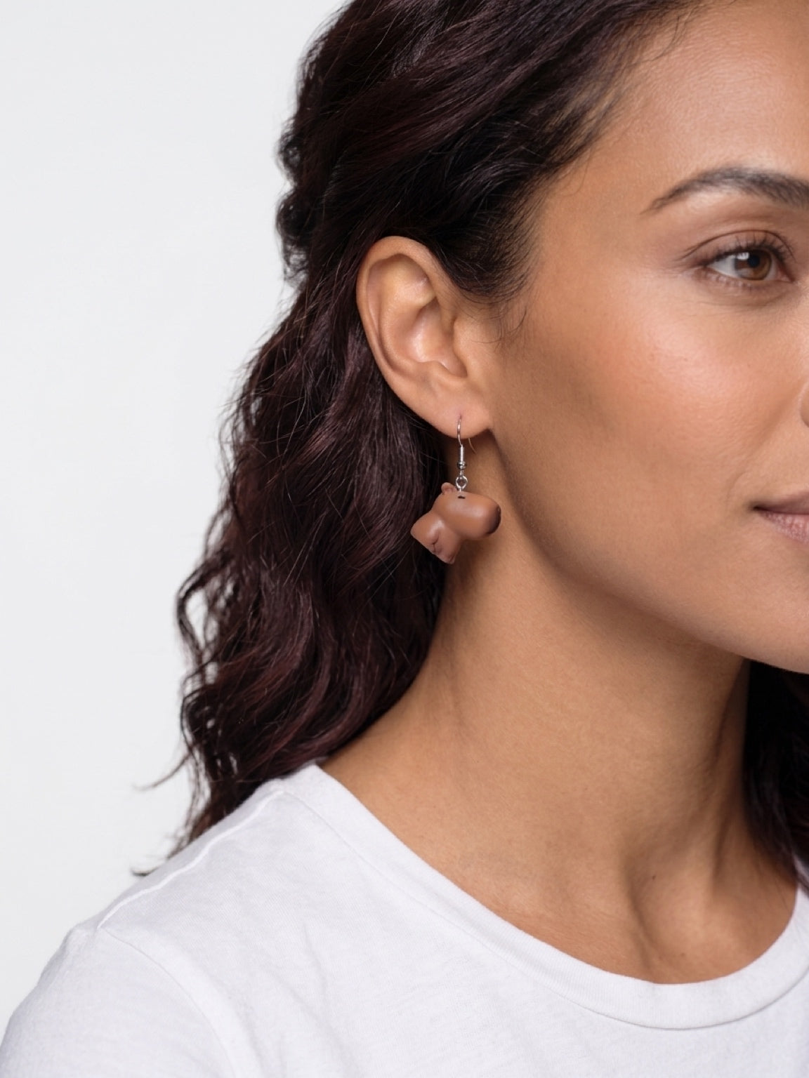 Chubby Capybara Dangle Earrings