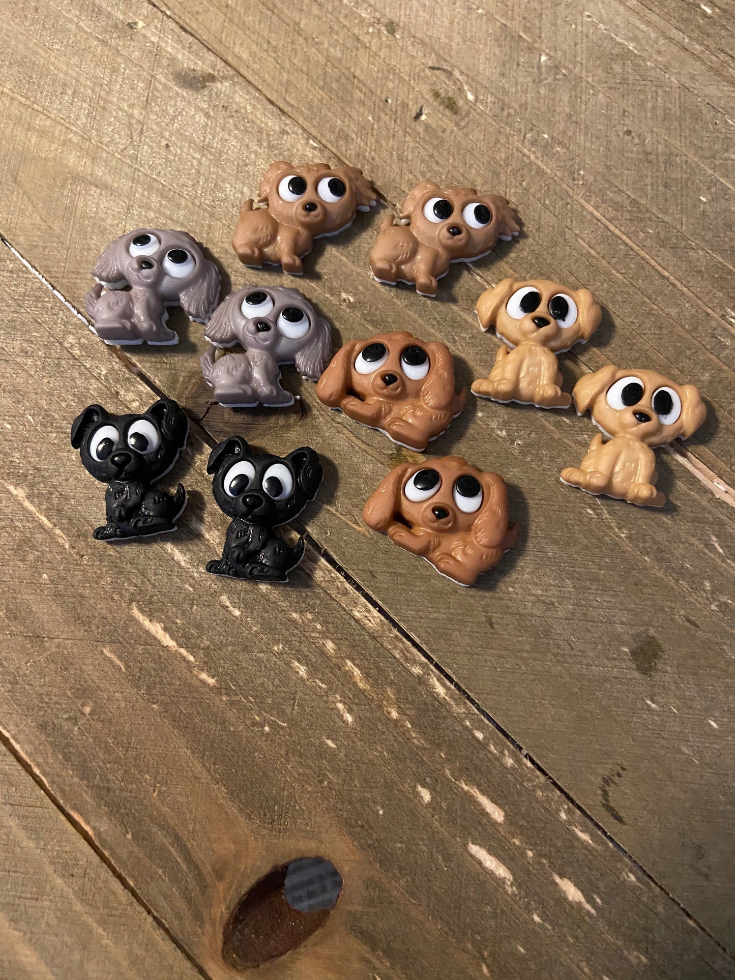 PLAYFUL PUPPIES Post Earrings (5 different puppies)Pink tiful of LOVE