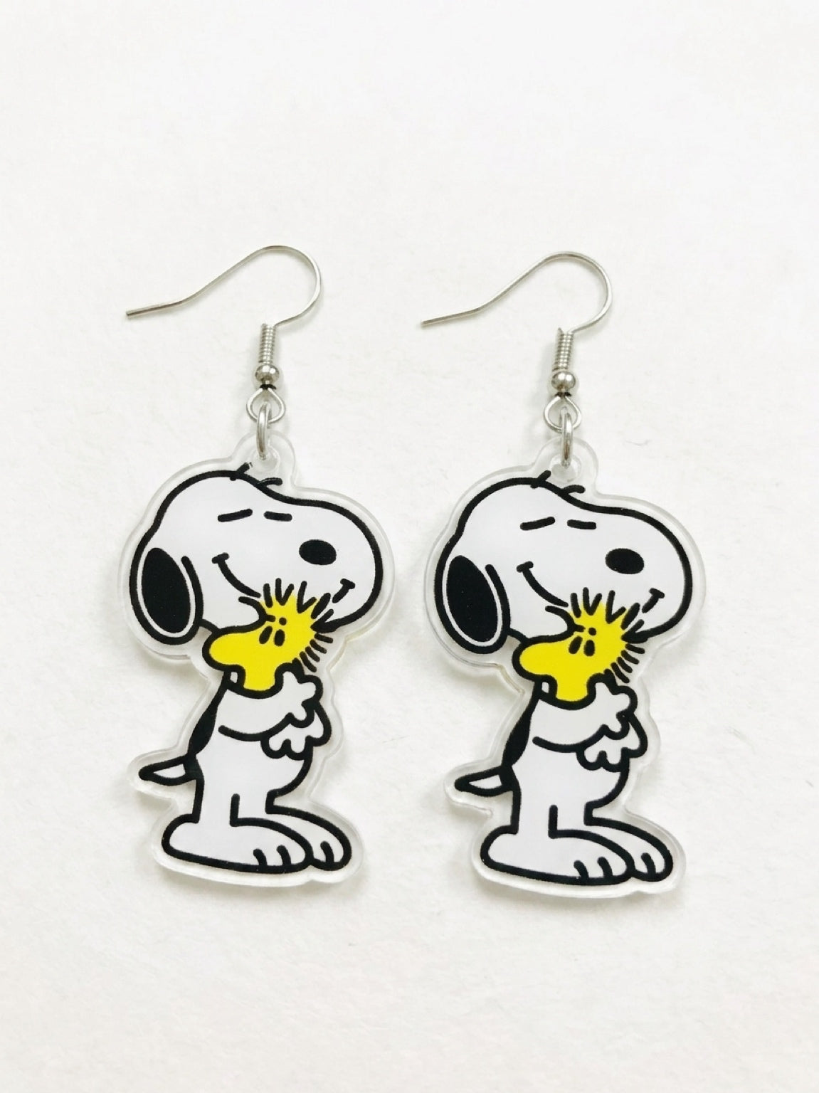 Cute Dog Acrylic Wire Earrings