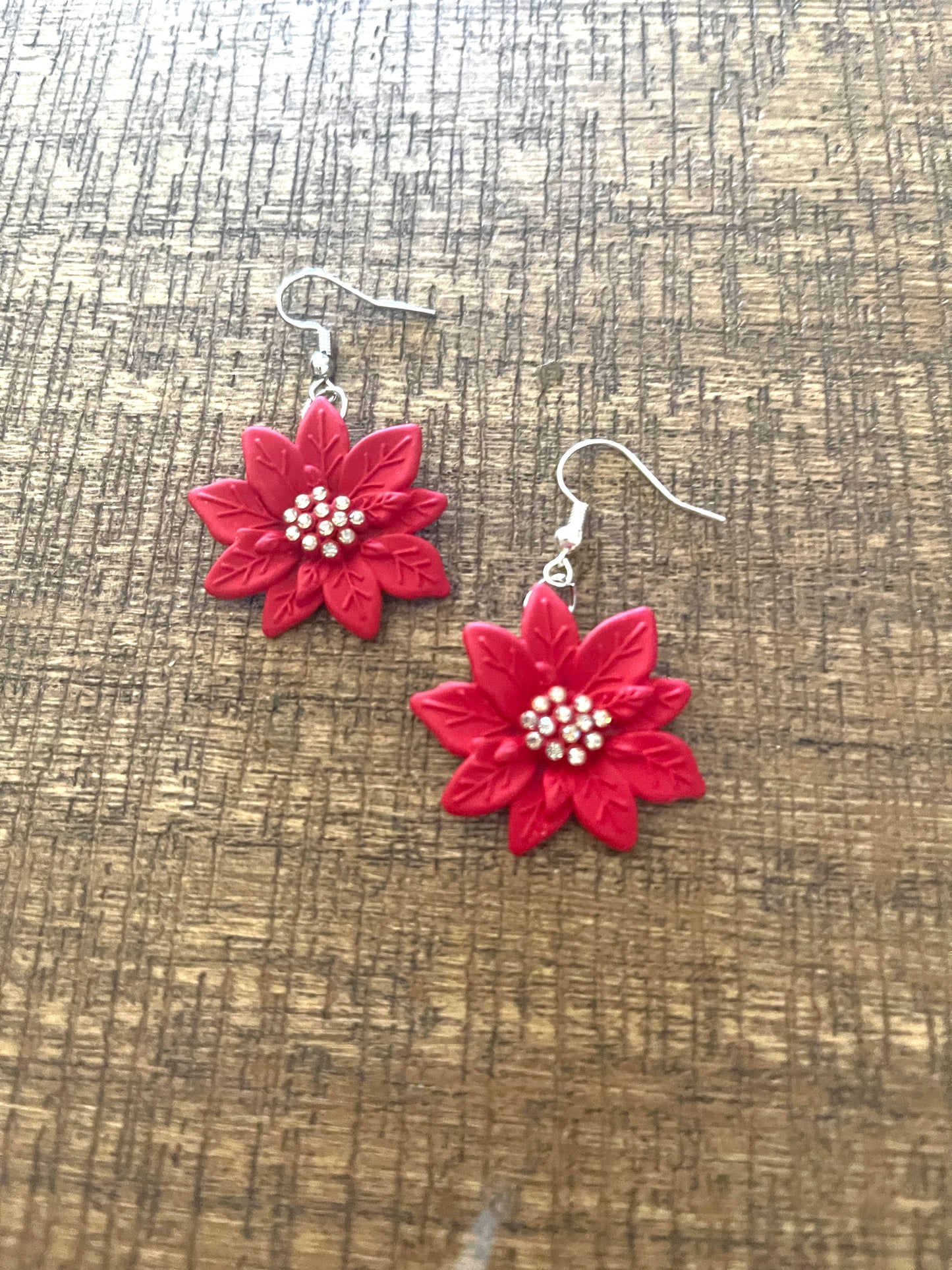 Poinsettia Charms Wire EarringsPink tiful of LOVE