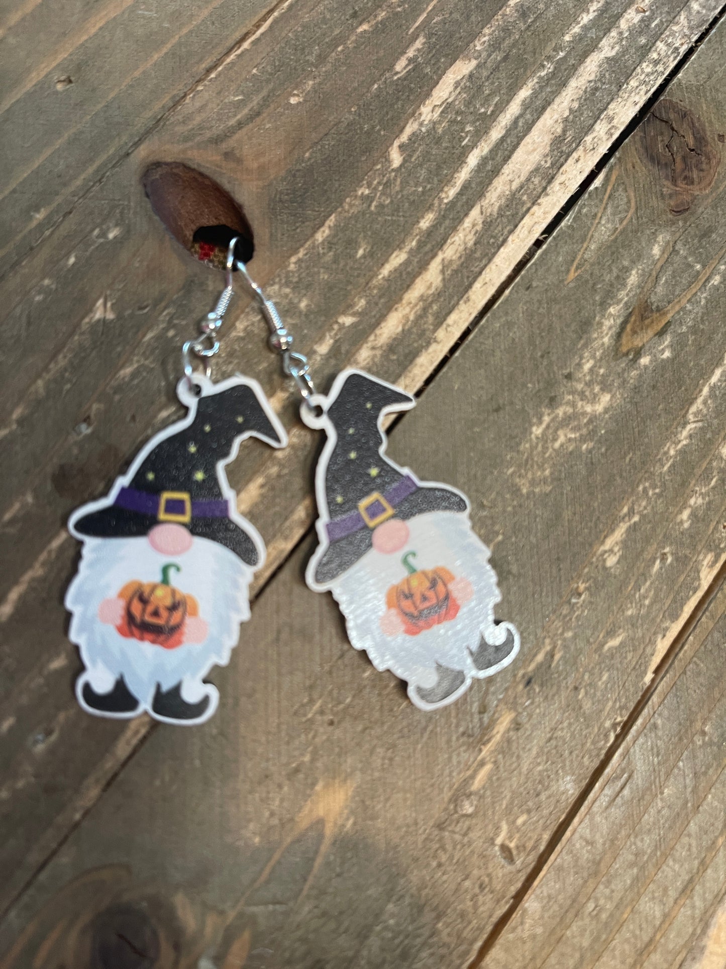 Pumpkin Gnome Wire earringsPink tiful of LOVE