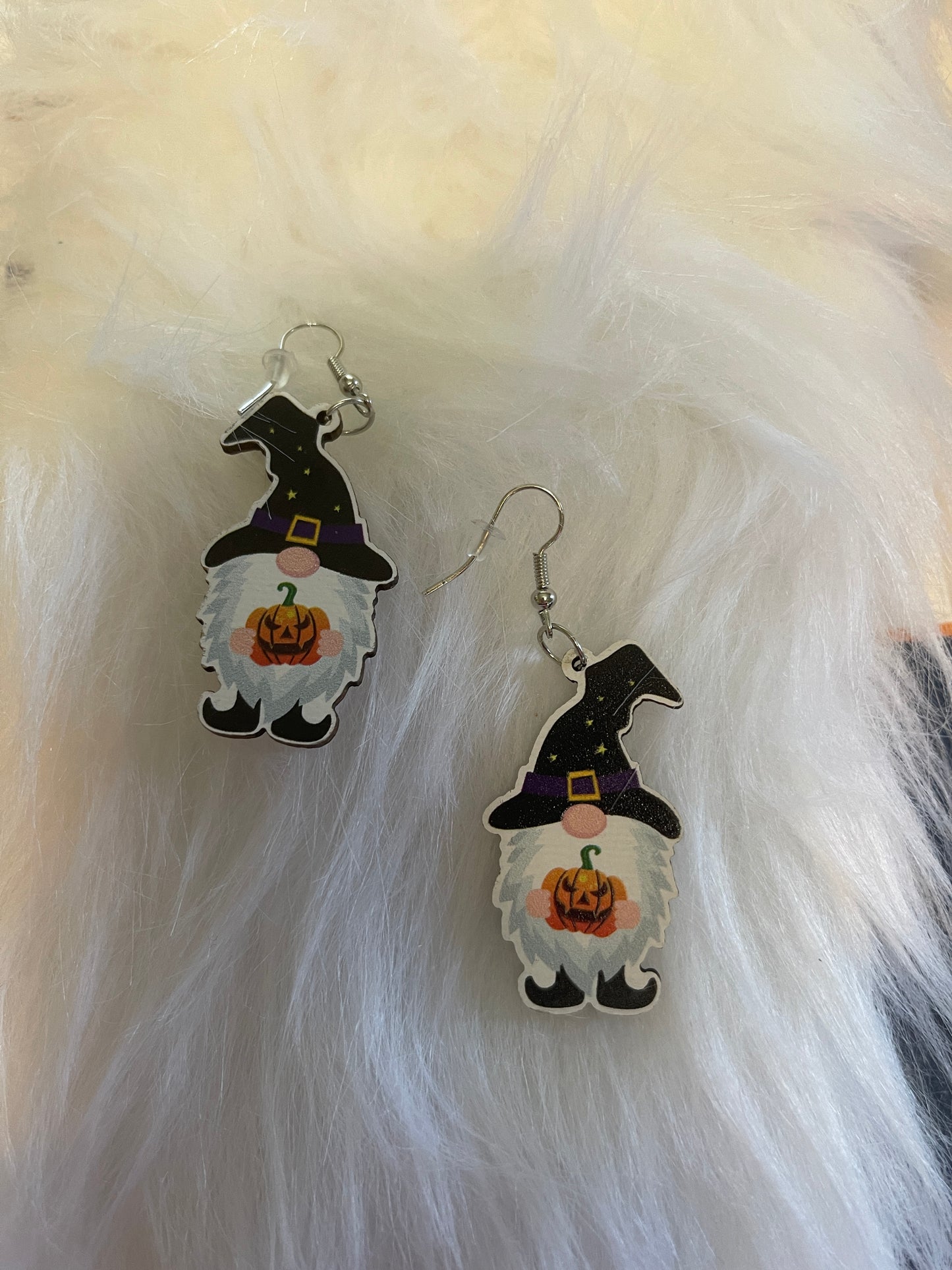 Pumpkin Gnome Wire earringsPink tiful of LOVE
