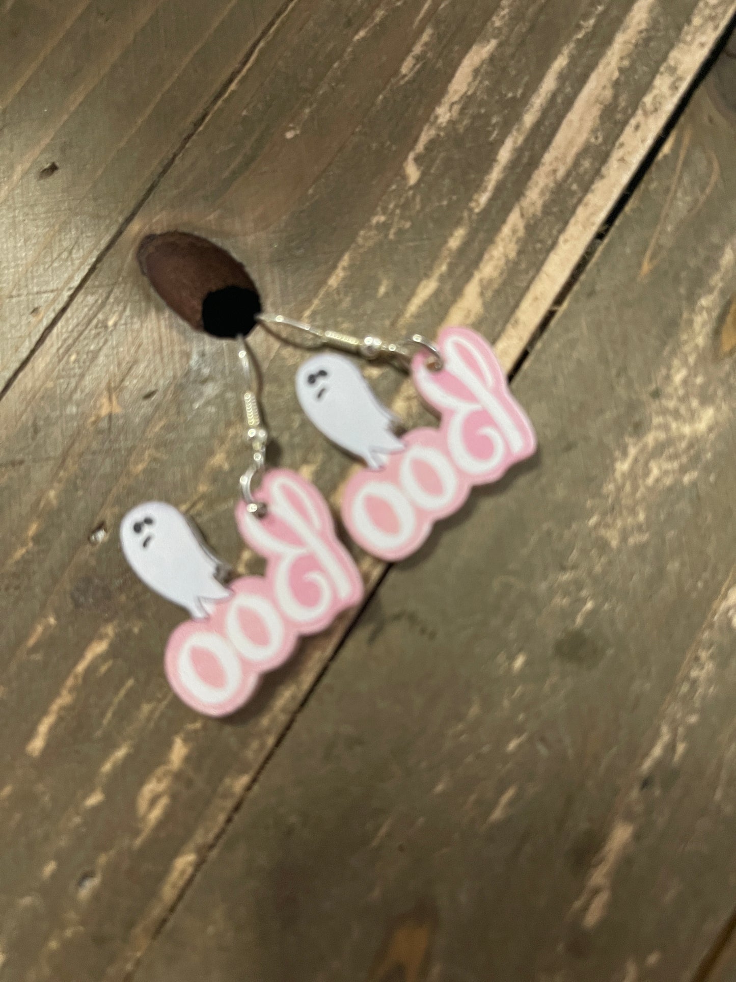Boo & Ghost dangle EarringsPink tiful of LOVE