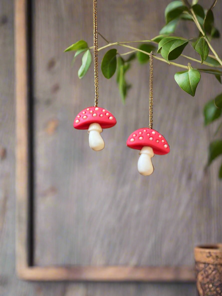 Red Mushroom Stud EarringsPink tiful of LOVE