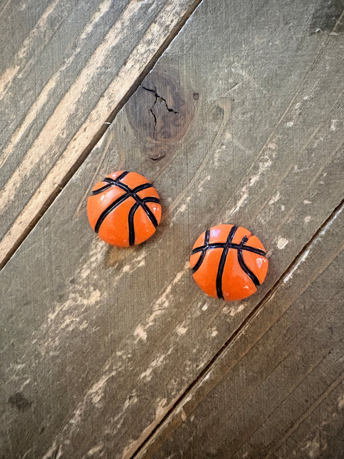 Basketball Stud Earrings