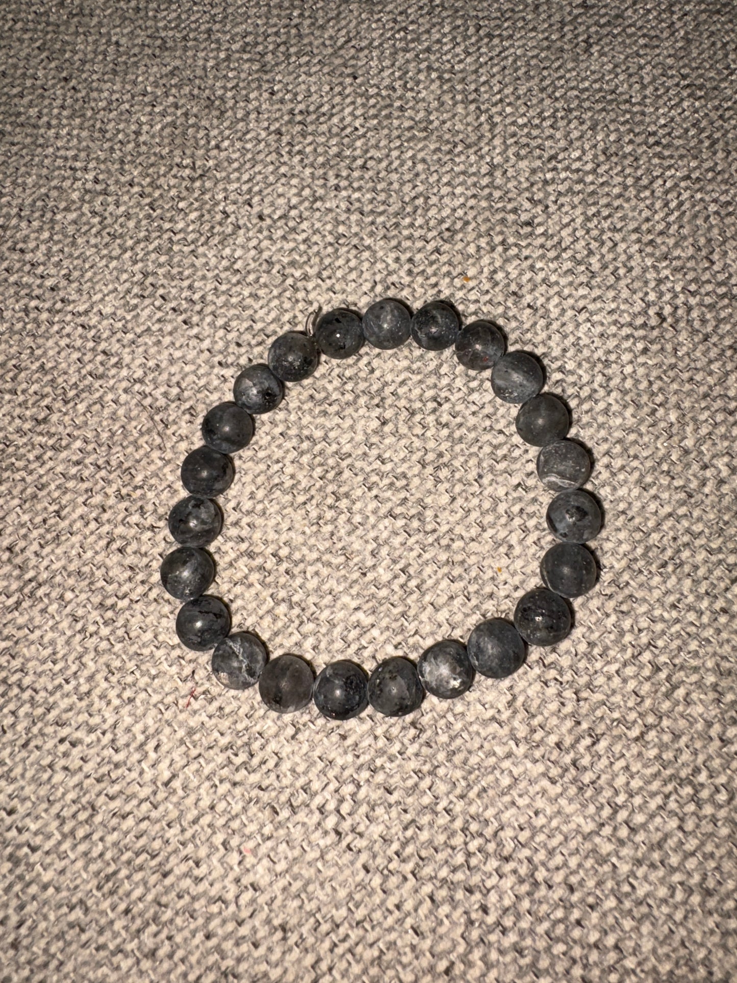 Labradorite (6mm) gemstone beaded Stretch braceletPink tiful of LOVE