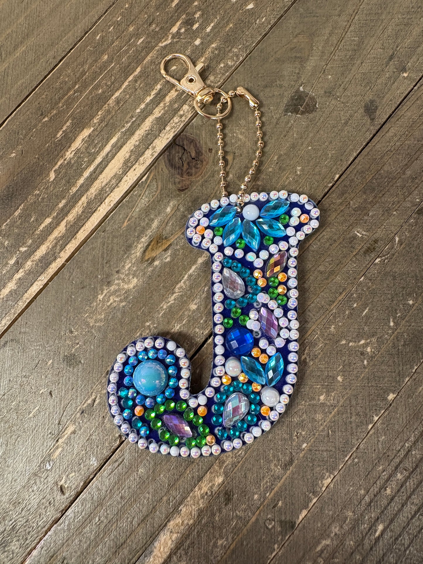 Diamond ART Letters of the Alphabet Key chain or OrnamentsPink tiful of LOVE
