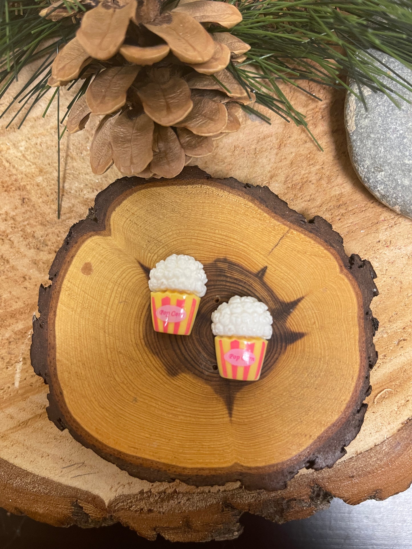 Party Food Stud Earring (6 snacks to choose)Pink tiful of LOVE