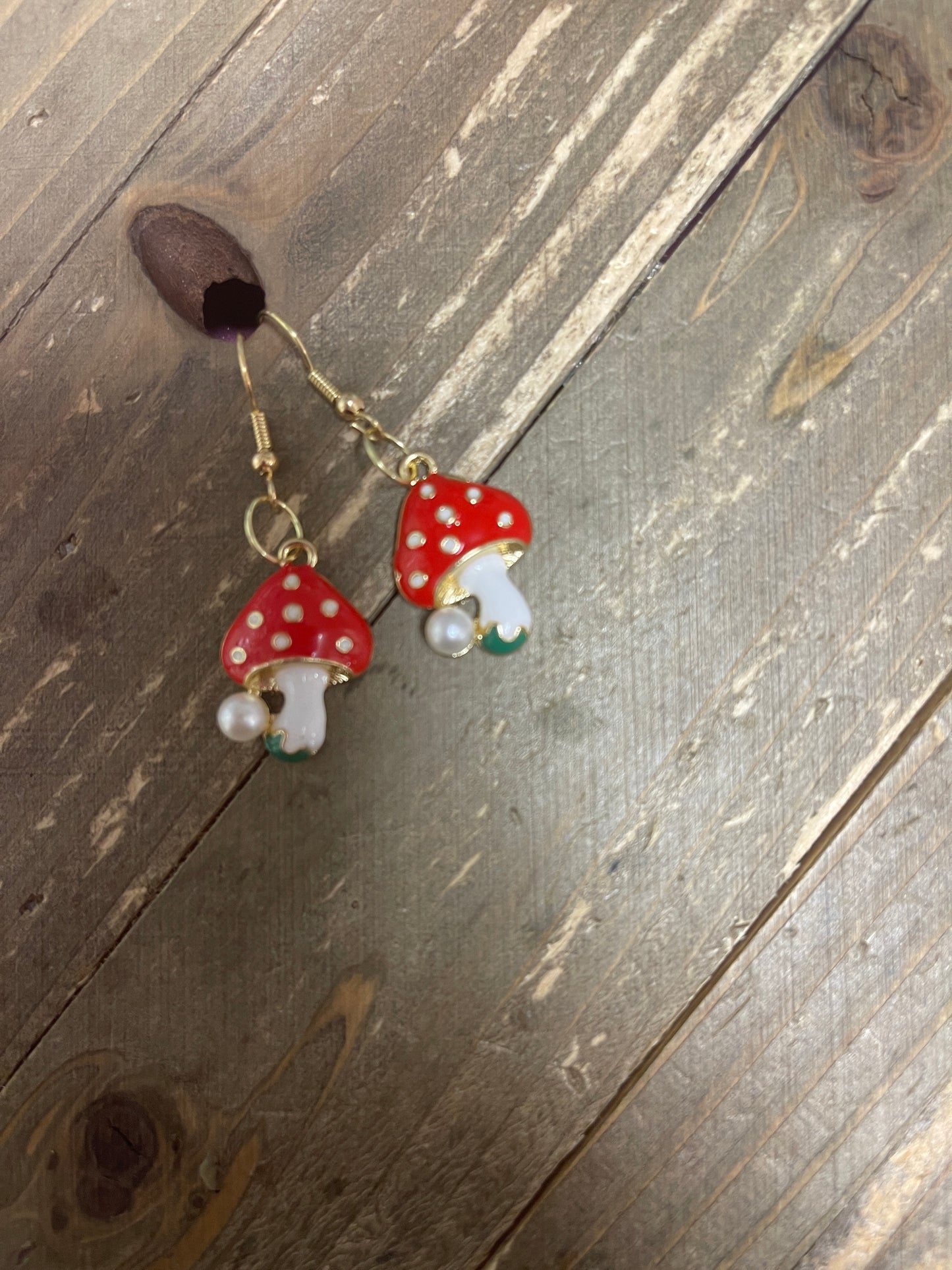 Mushroom Charm earringsPink tiful of LOVE
