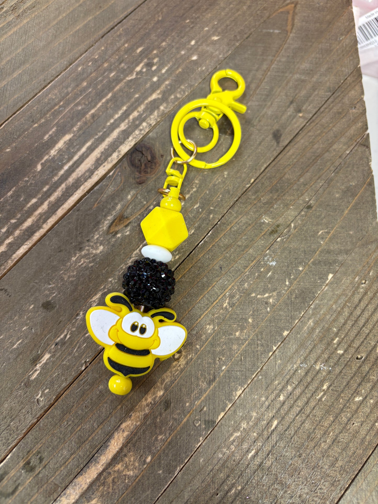 Beadable Key Chains; assorted designs (6 to choose from)