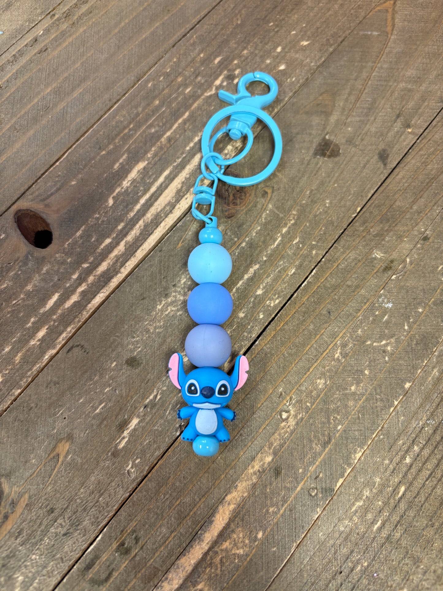 Beadable Key Chains; assorted designs (6 to choose from)