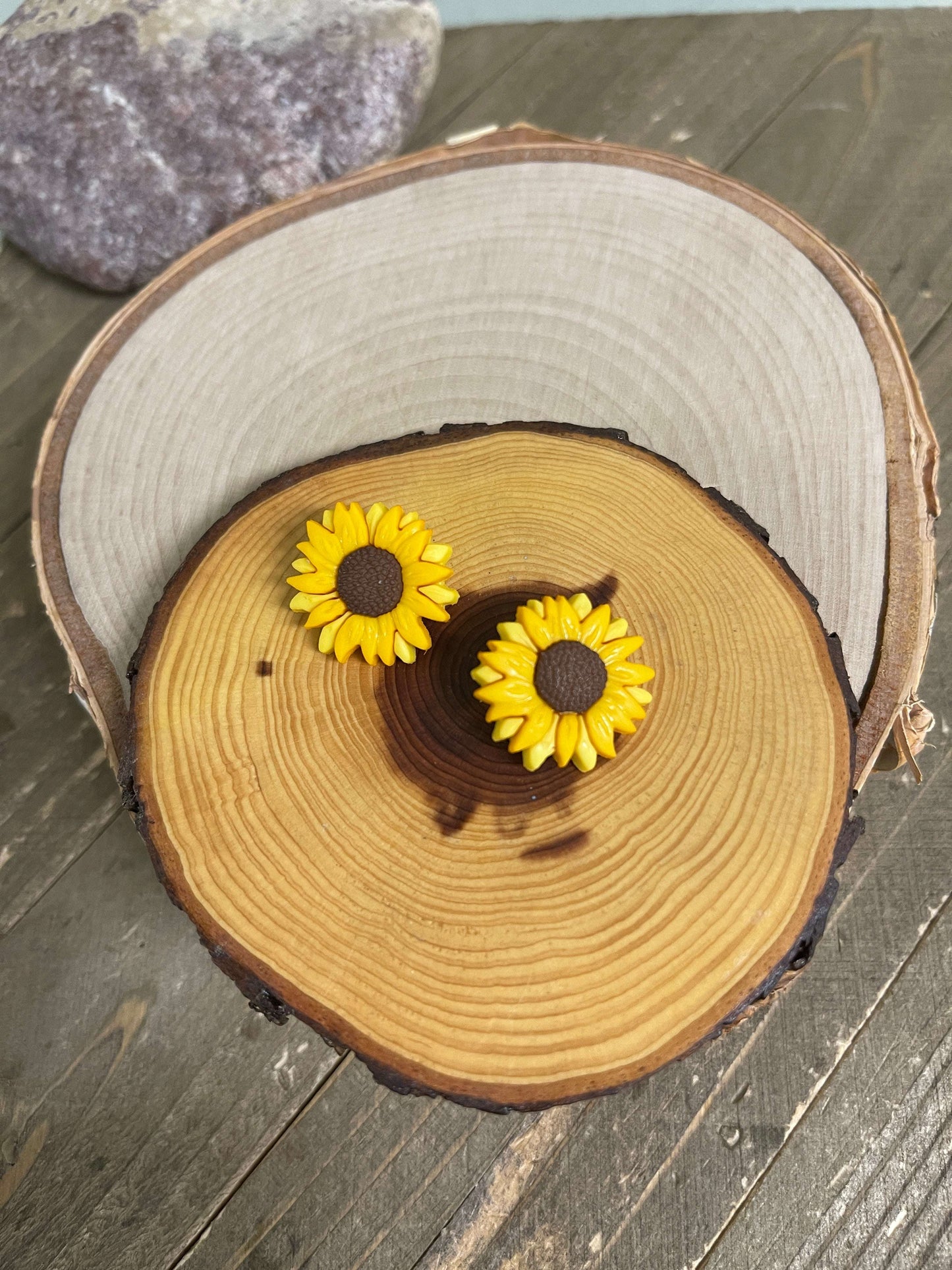 A ray of Sunshine SUNFLOWER EarringsPink tiful of LOVE
