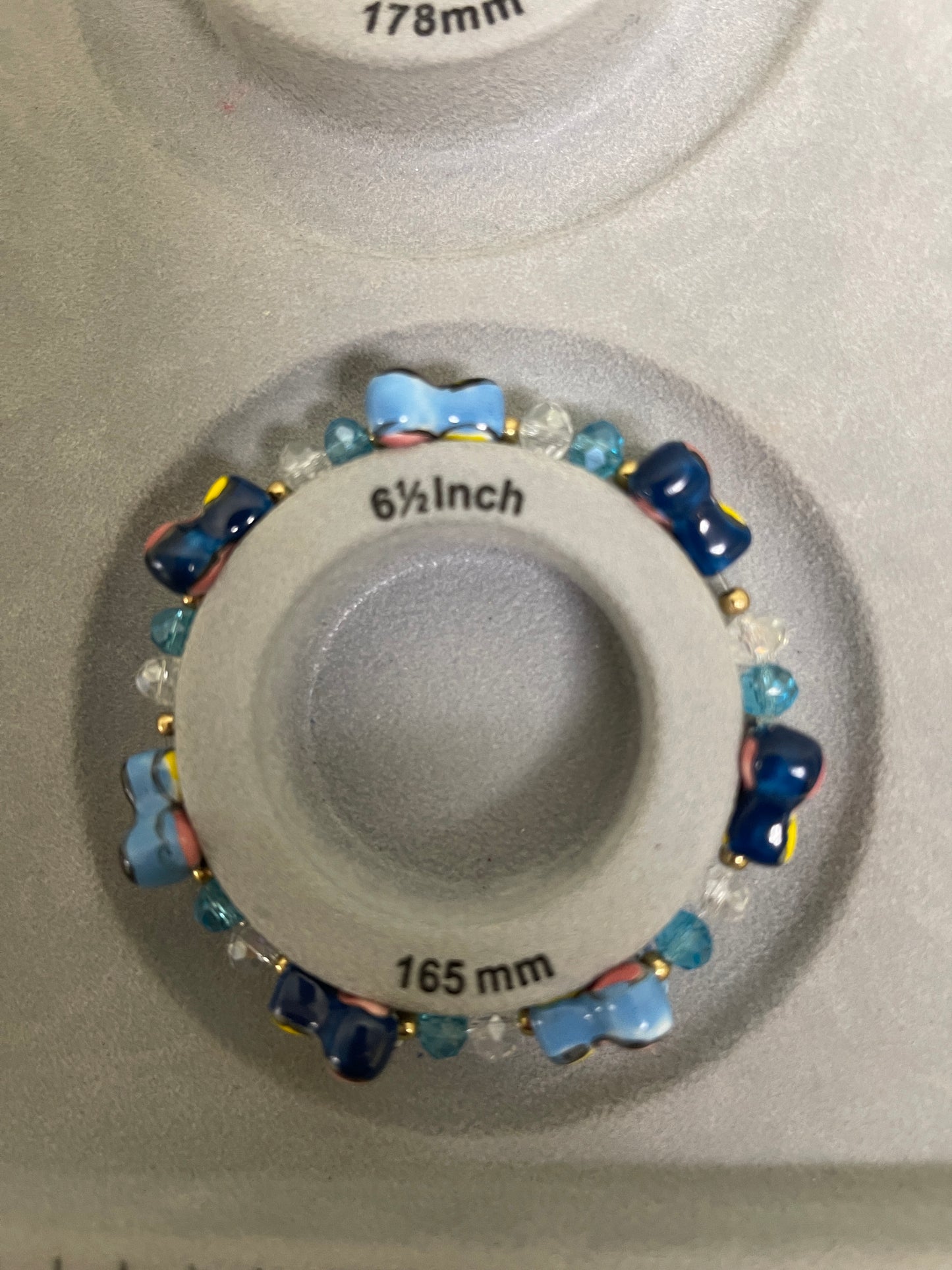 butterfly Beaded Elastic/Stretch BraceletPink tiful of LOVE