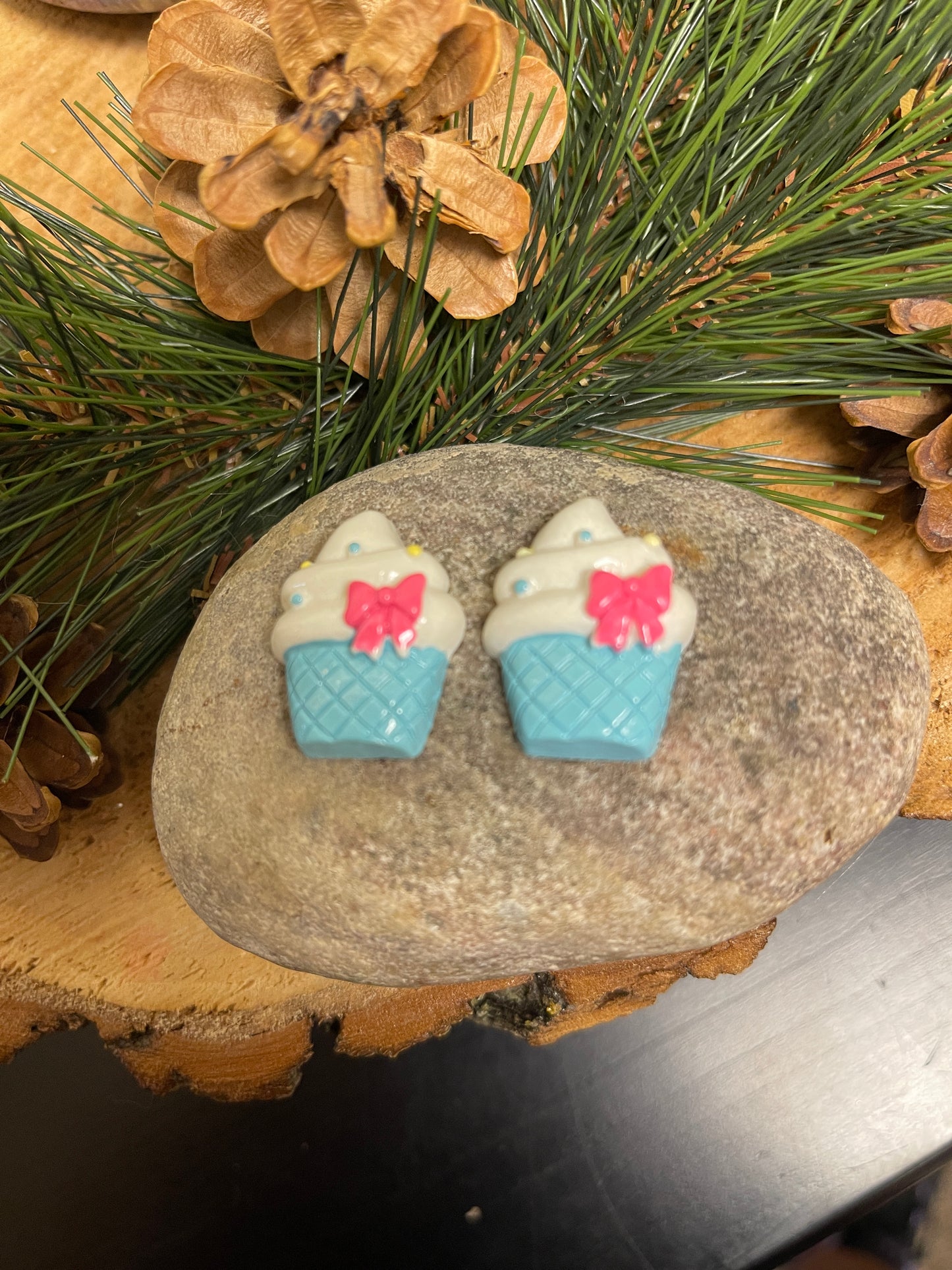 Sprinkle Cupcake Earrings (6 colors to choose from)Pink tiful of LOVE