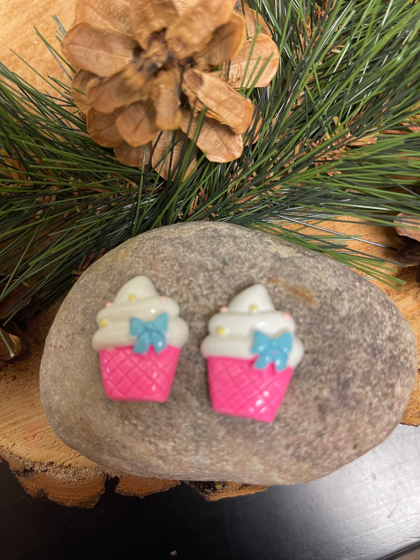 Sprinkle Cupcake Earrings (6 colors to choose from)Pink tiful of LOVE