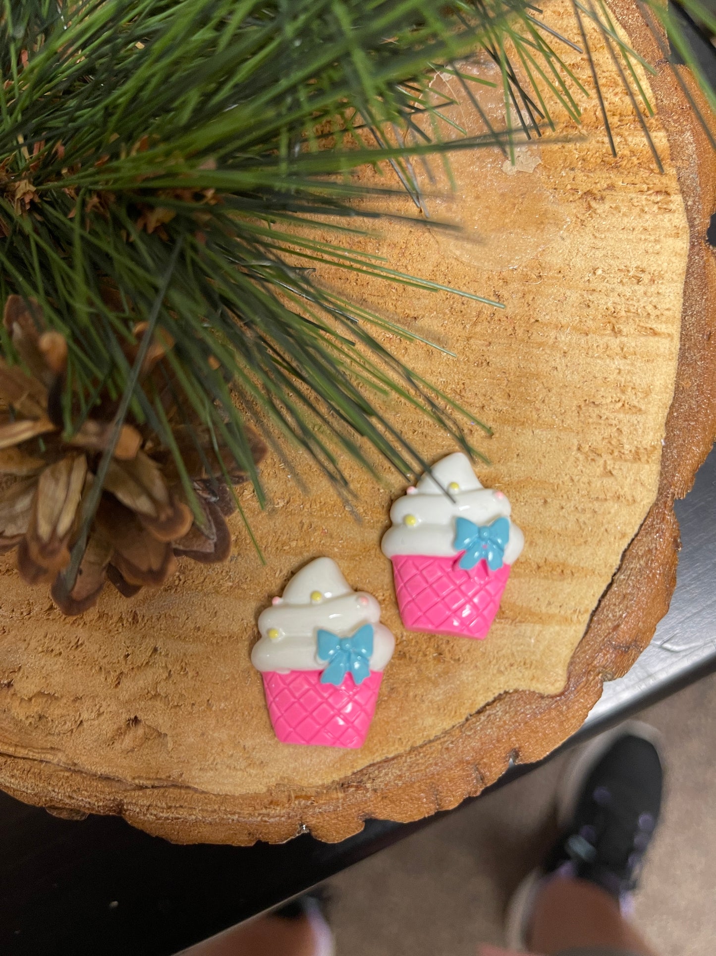 Sprinkle Cupcake Earrings (6 colors to choose from)Pink tiful of LOVE