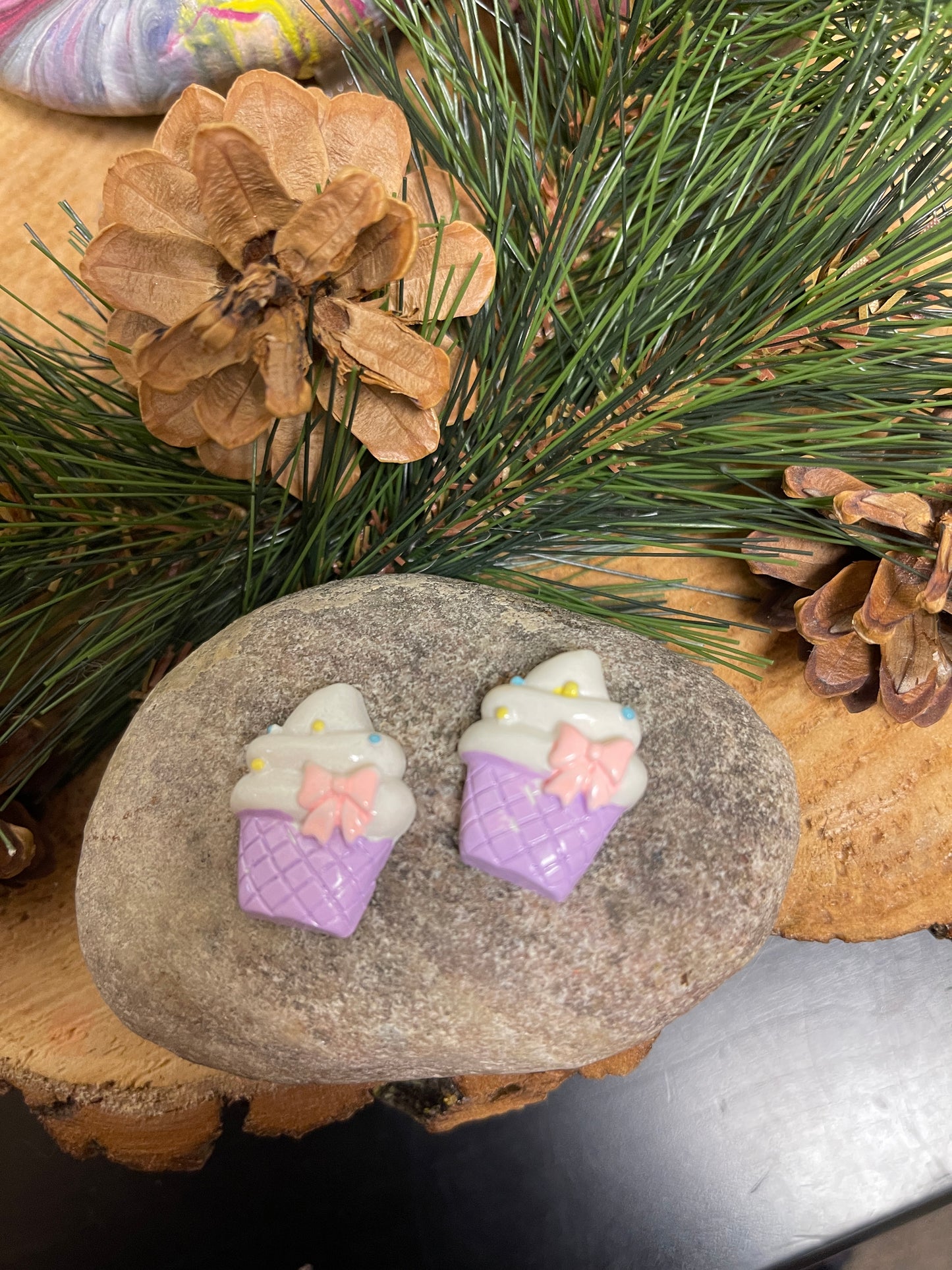 Sprinkle Cupcake Earrings (6 colors to choose from)Pink tiful of LOVE