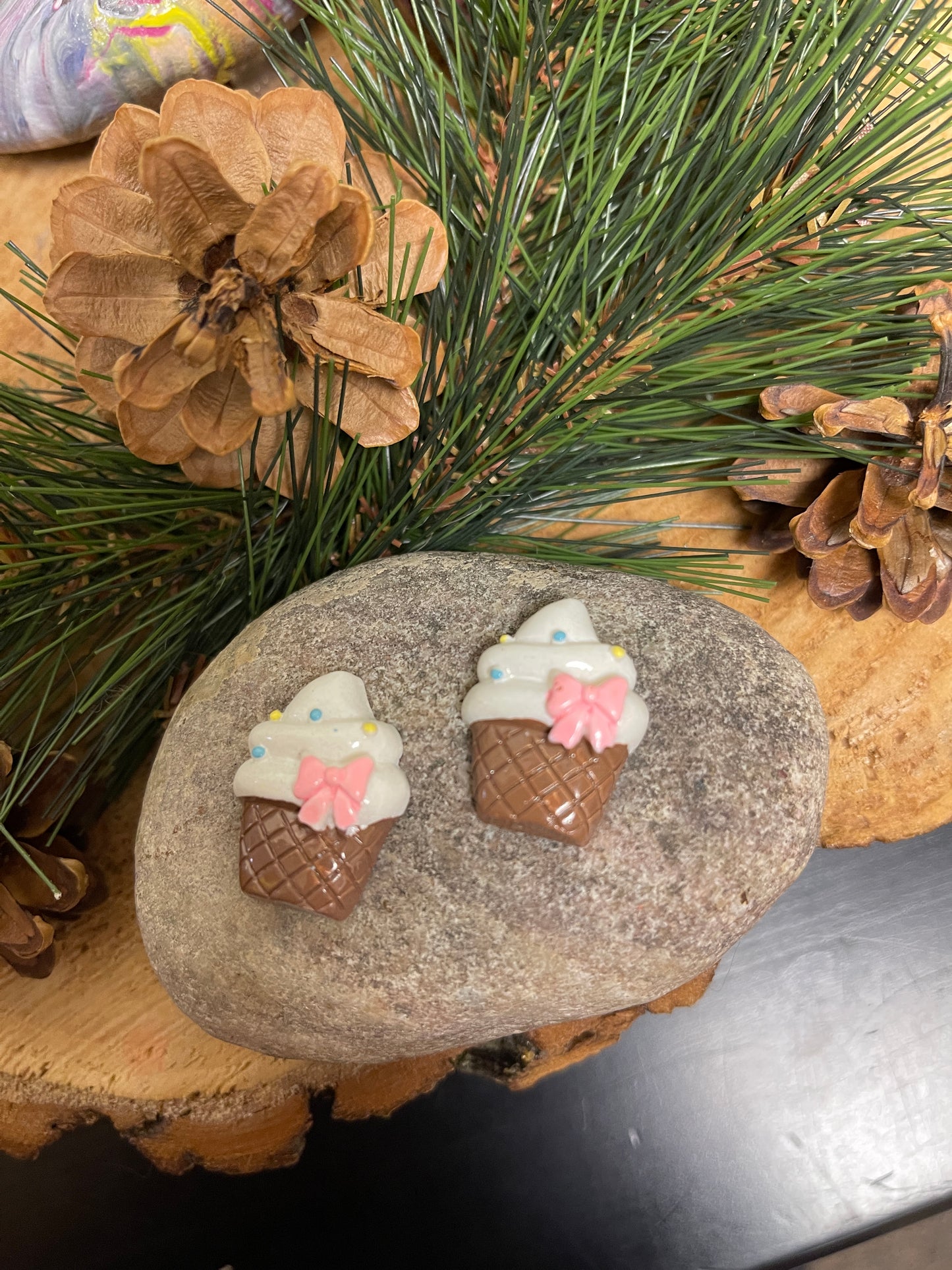 Sprinkle Cupcake Earrings (6 colors to choose from)Pink tiful of LOVE