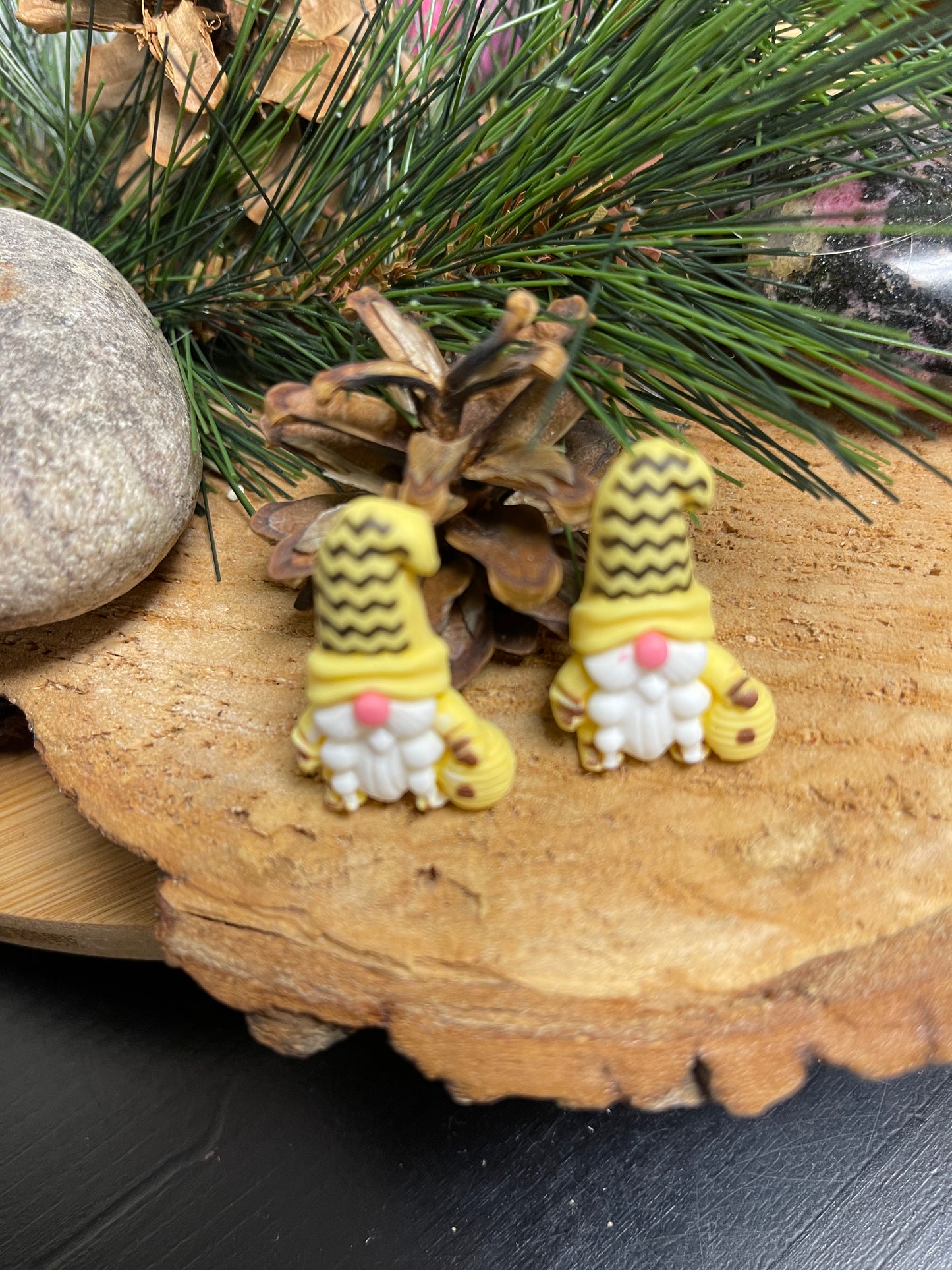 Honey Bee Gnomes Stud Earrings (3 to choose from)Pink tiful of LOVE