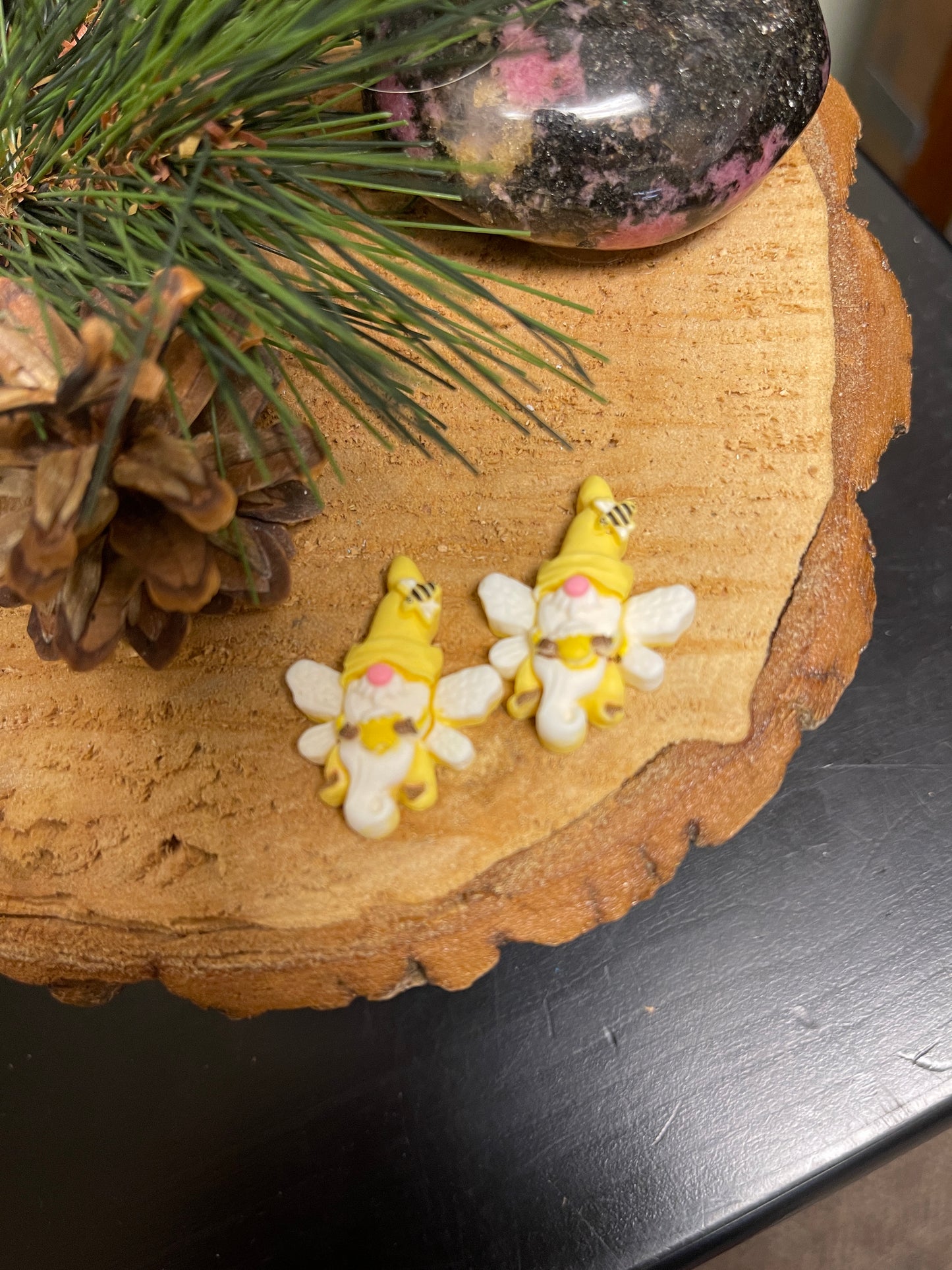 Honey Bee Gnomes Stud Earrings (3 to choose from)Pink tiful of LOVE