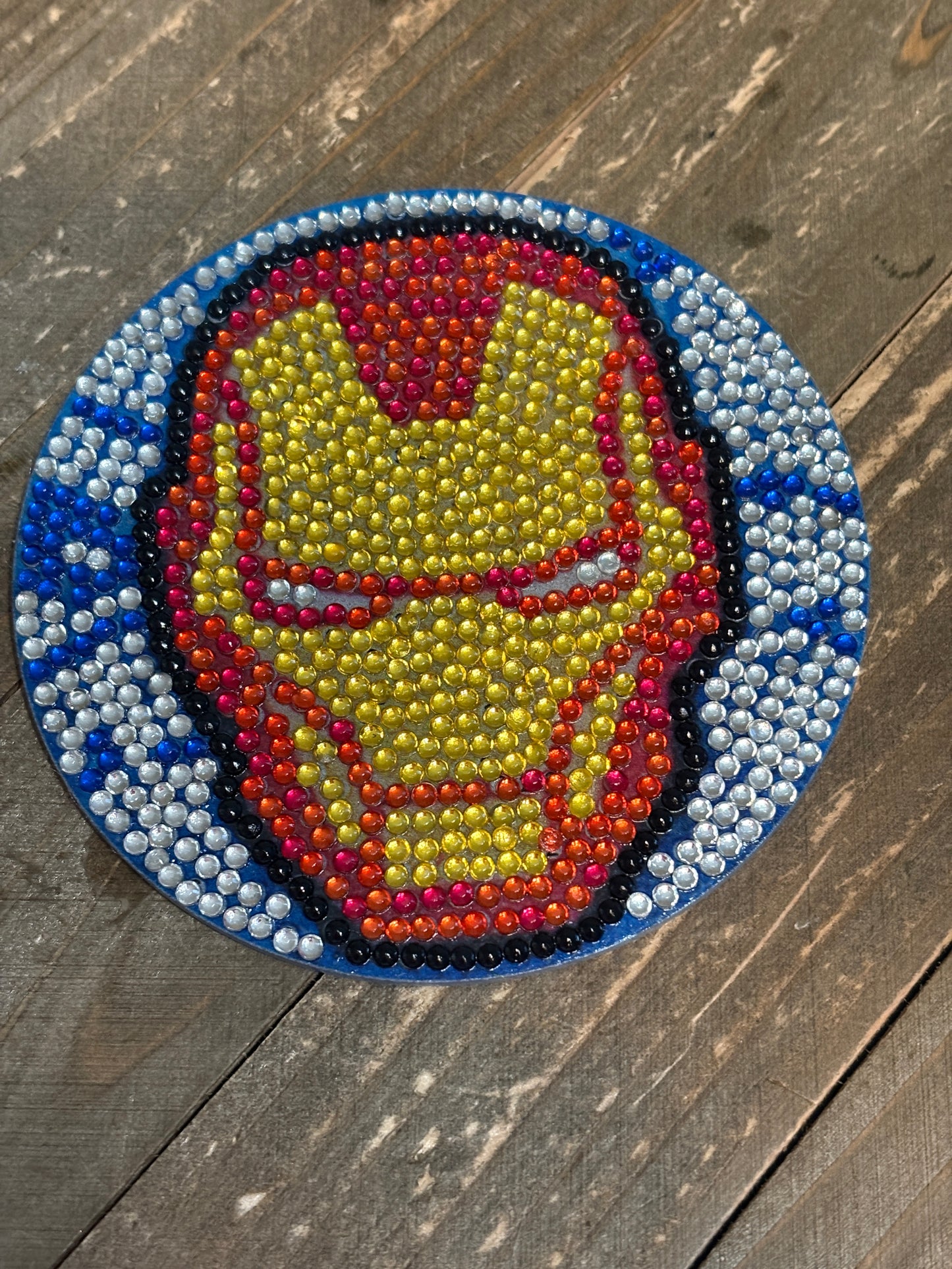 Super Heros Coaster Set; diamond painting;