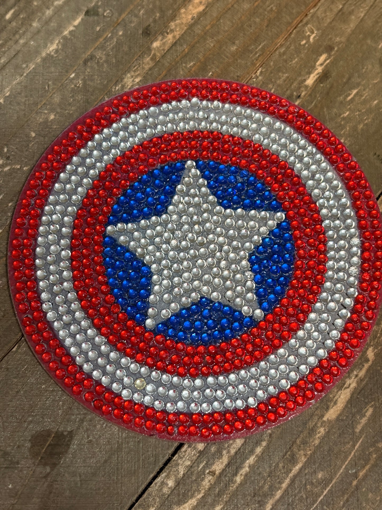 Super Heros Coaster Set; diamond painting;