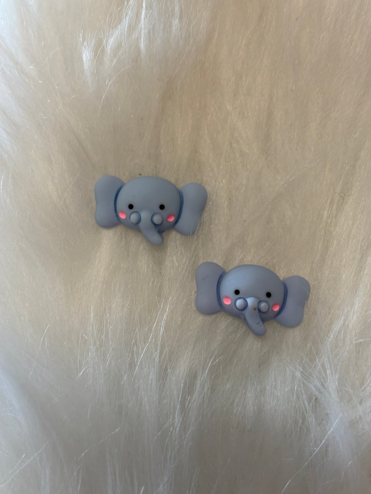 Adorable Happy blue Elephant Stud Earrings