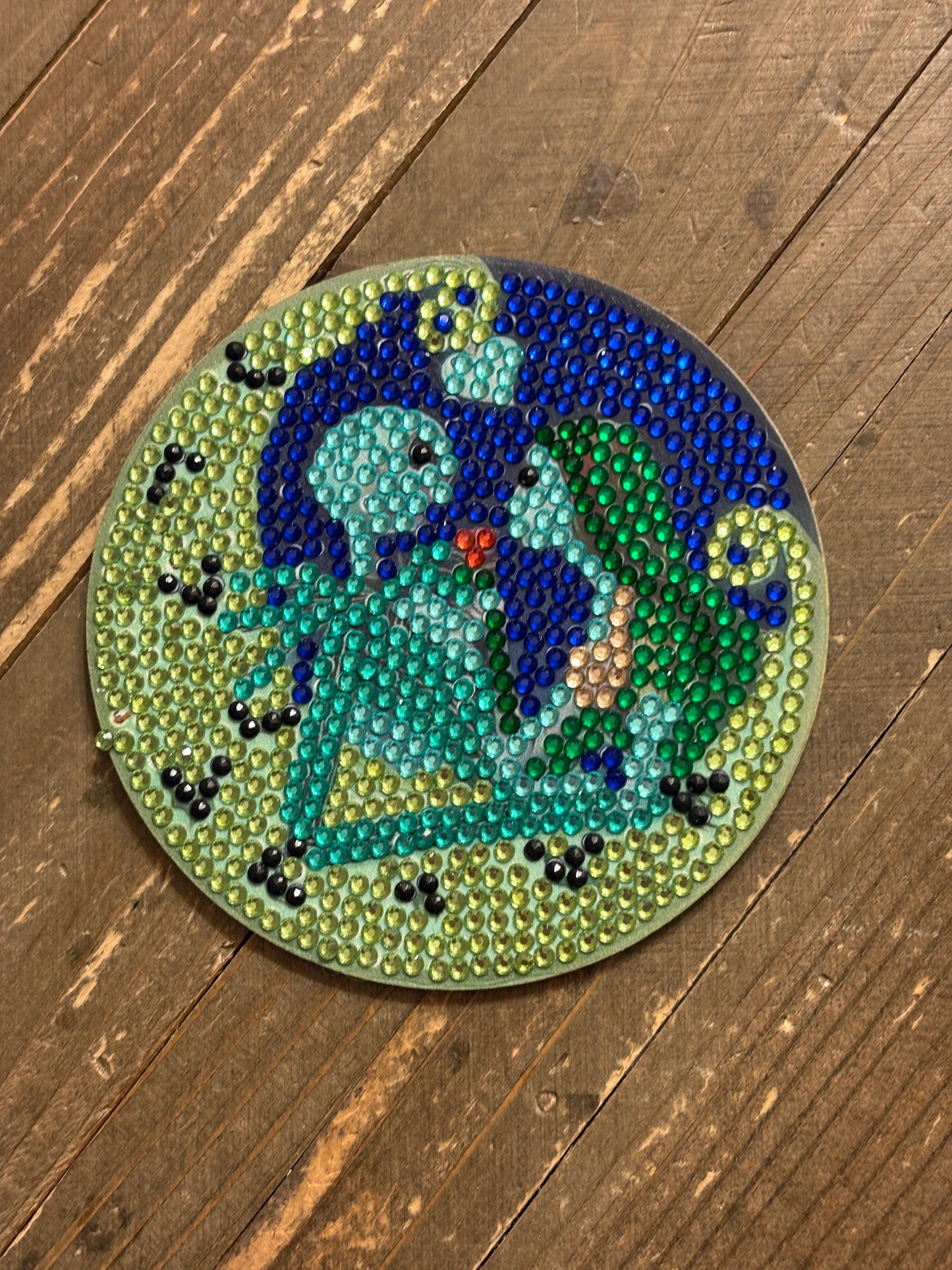 Nightmare Before Christmas Coaster Set; diamond painting; Wood & Gemstone Coasters