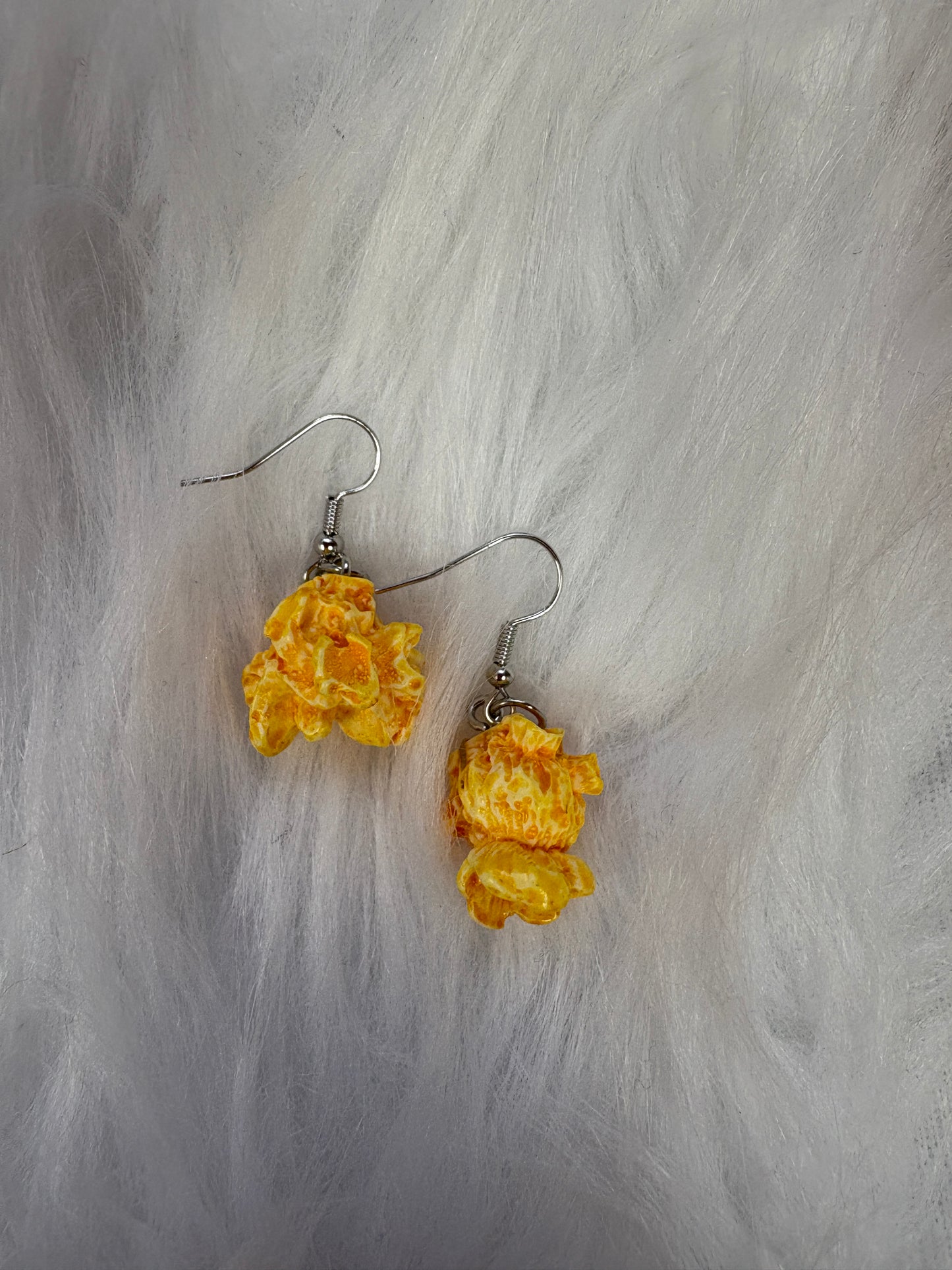 Cheese Popcorn Wire Earrings