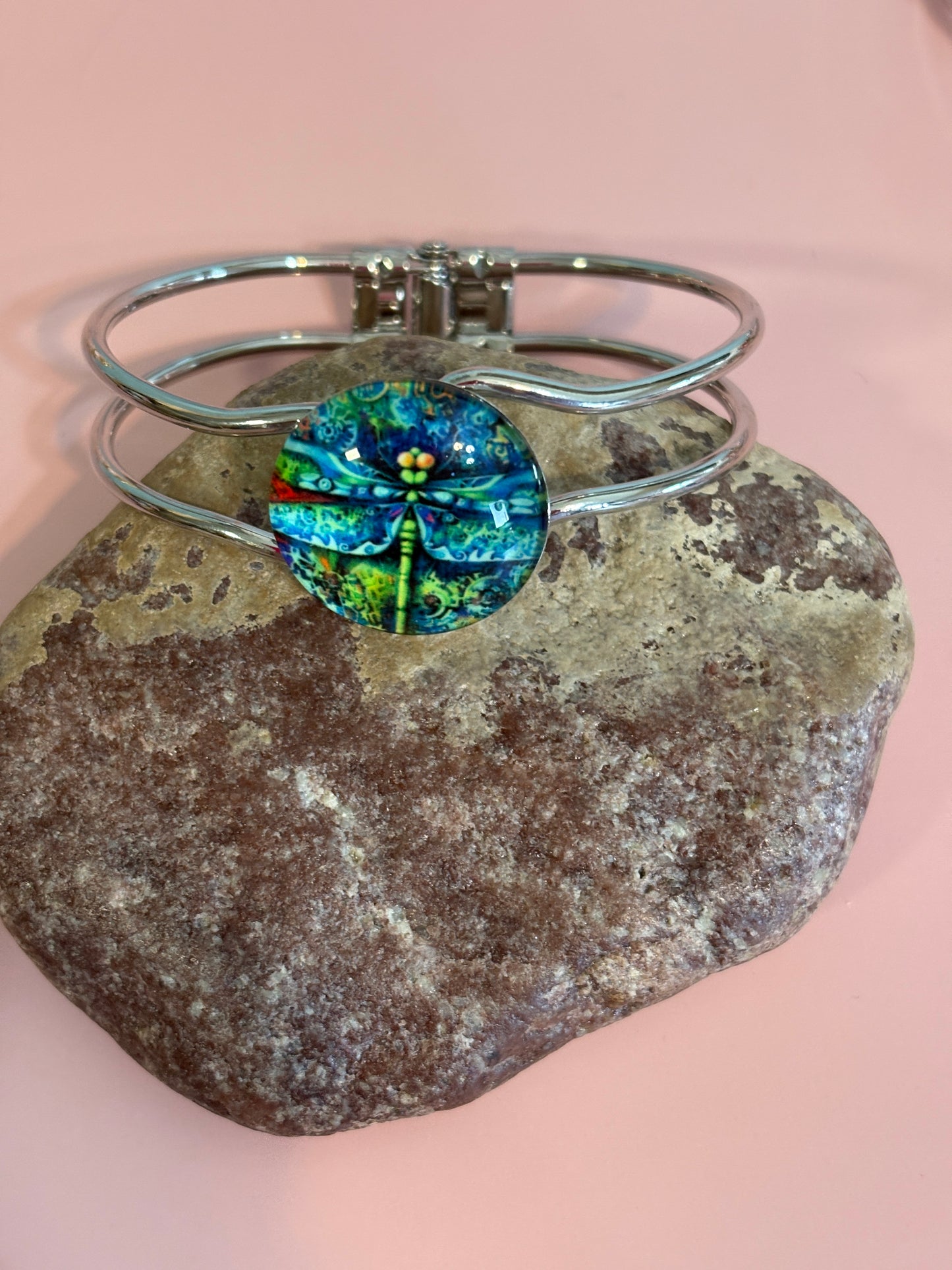 Assorted Silver Hinged Bracelets