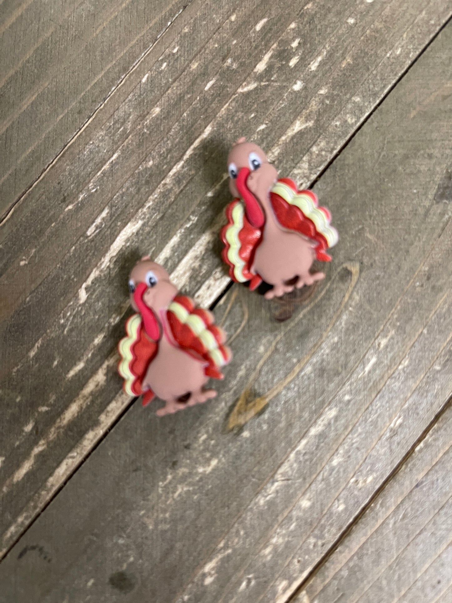 GOBBLE Gobble Tom Turkey Stud EarringsPink tiful of LOVE