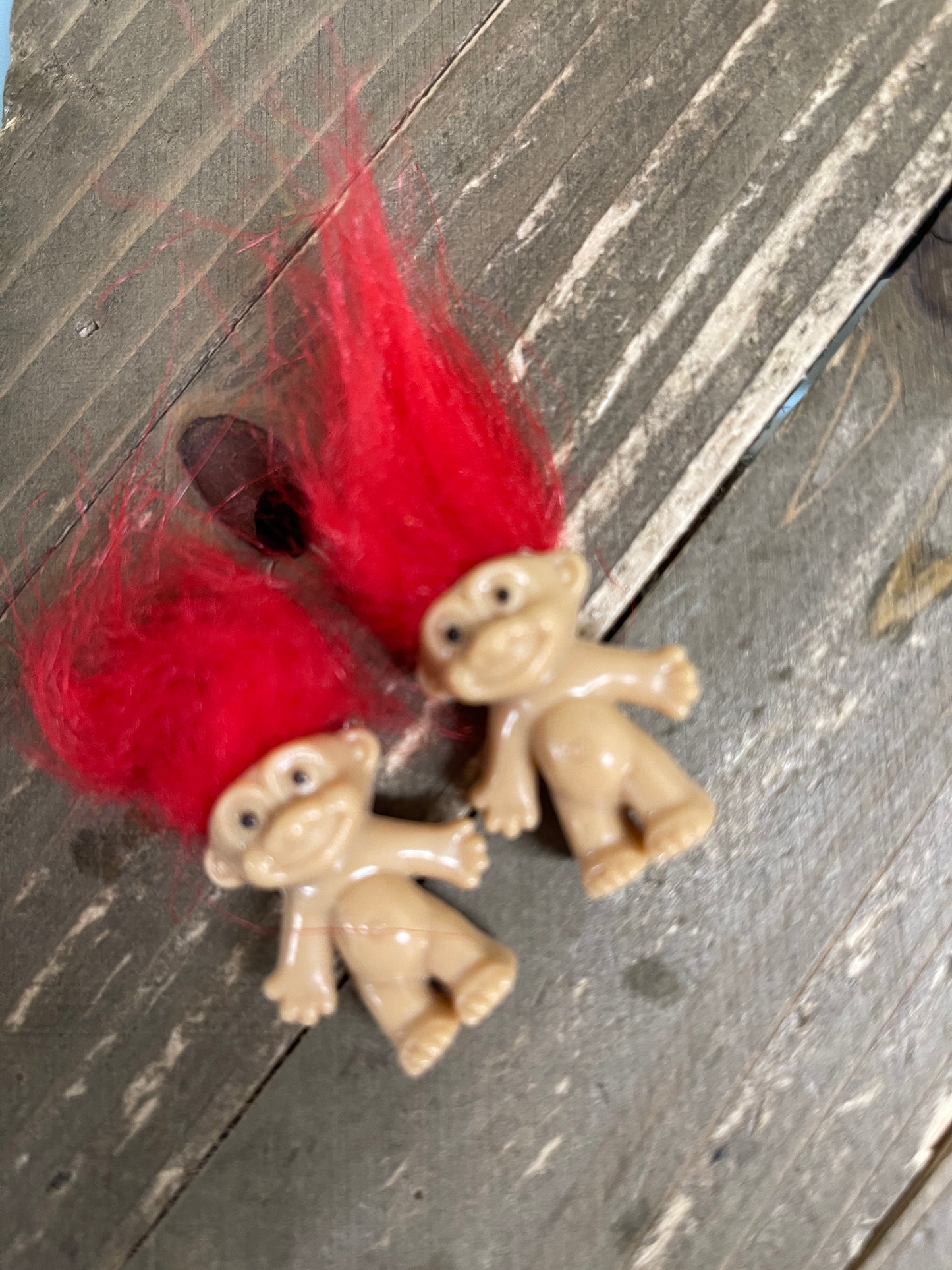Mini Troll Doll Red Wire EarringsPink tiful of LOVE