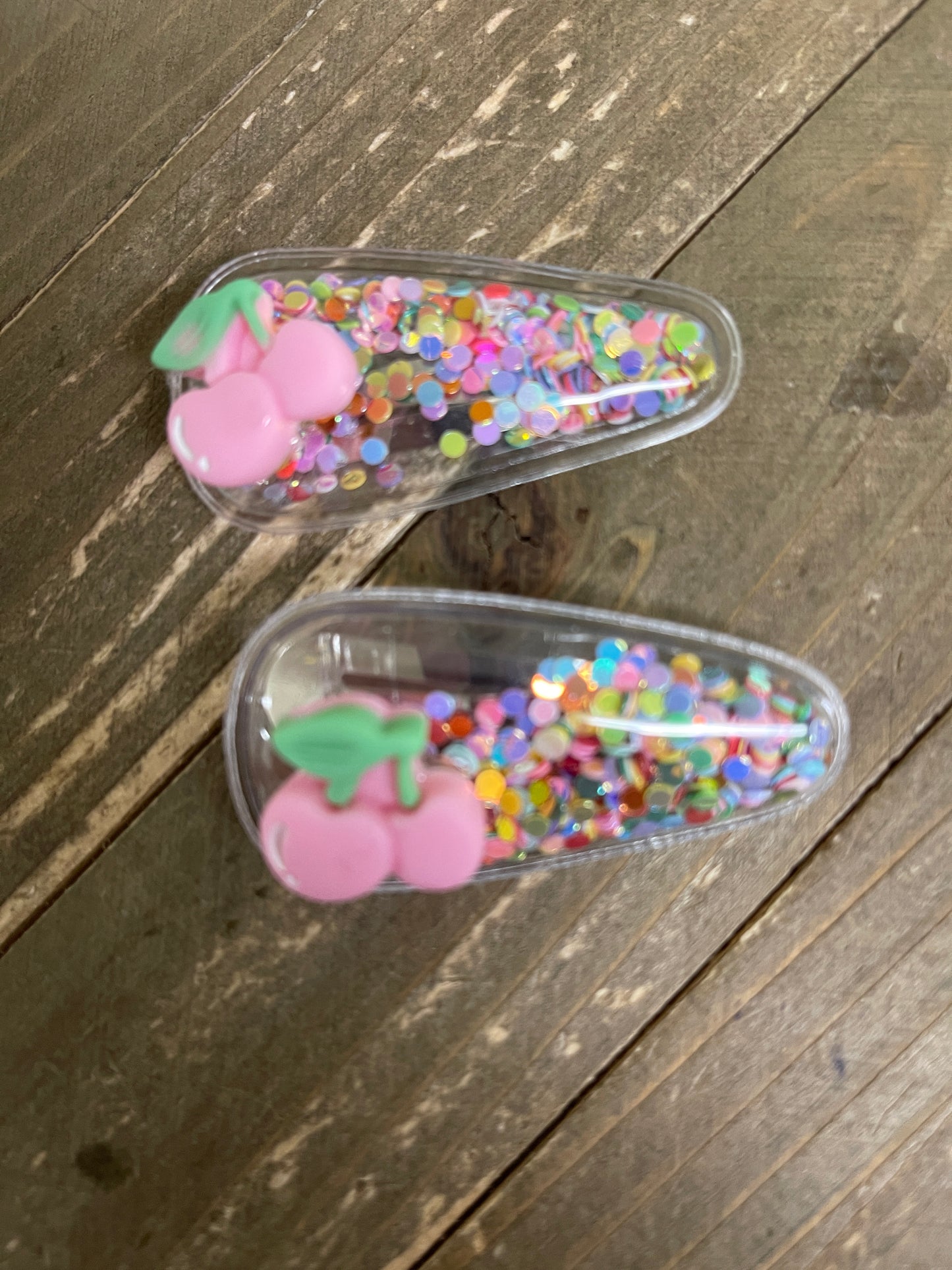 Fruit Hair clips (a pair)Pink tiful of LOVE
