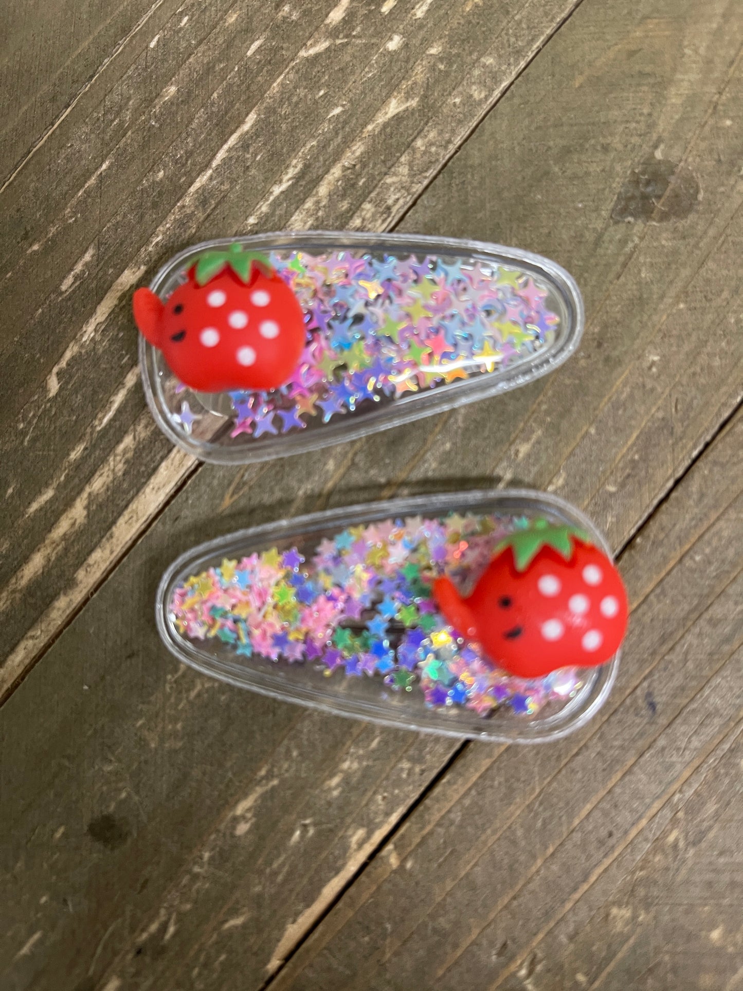 Fruit Hair clips (a pair)Pink tiful of LOVE